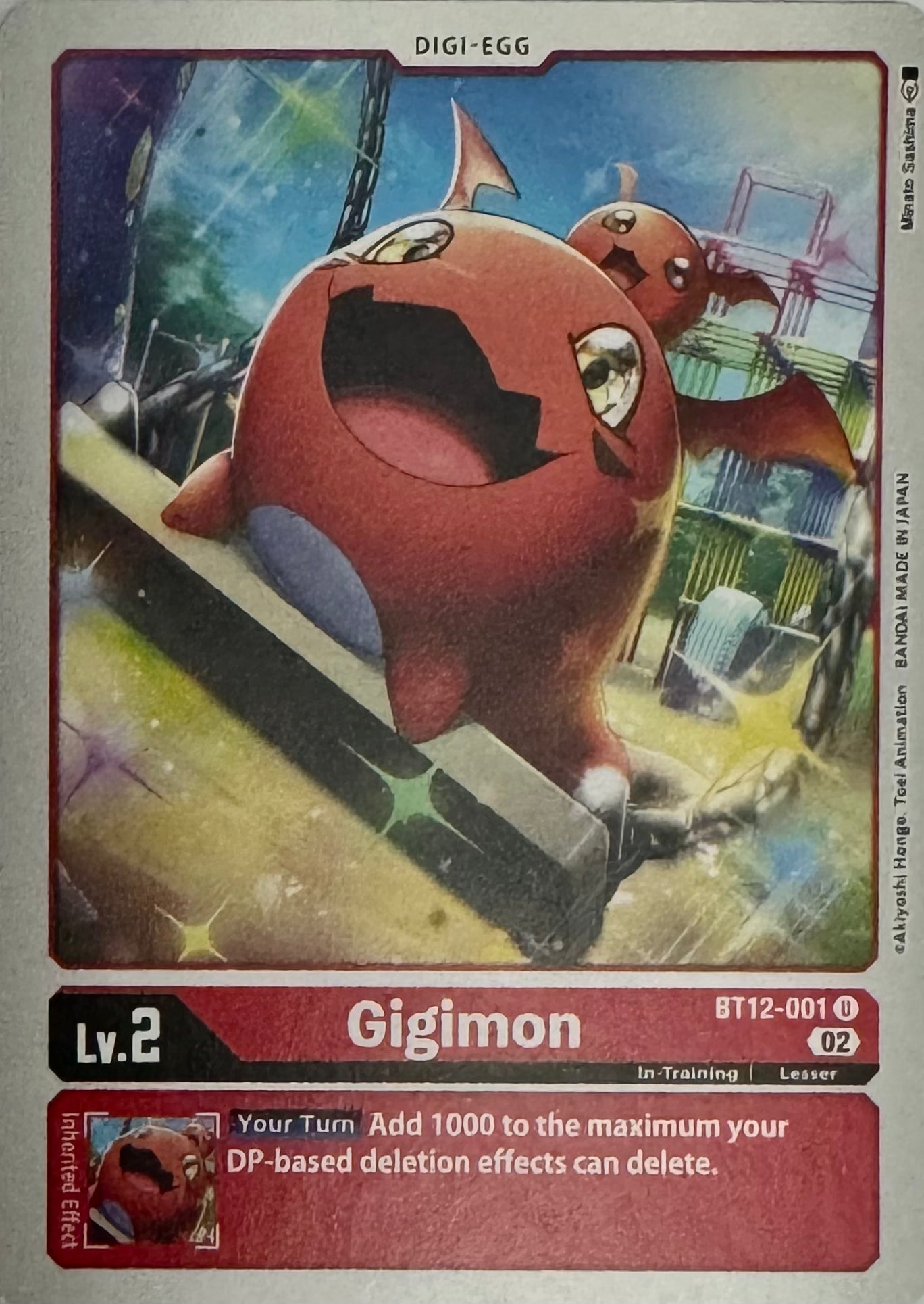 Digimon Tcg Gigimon Bt12-001