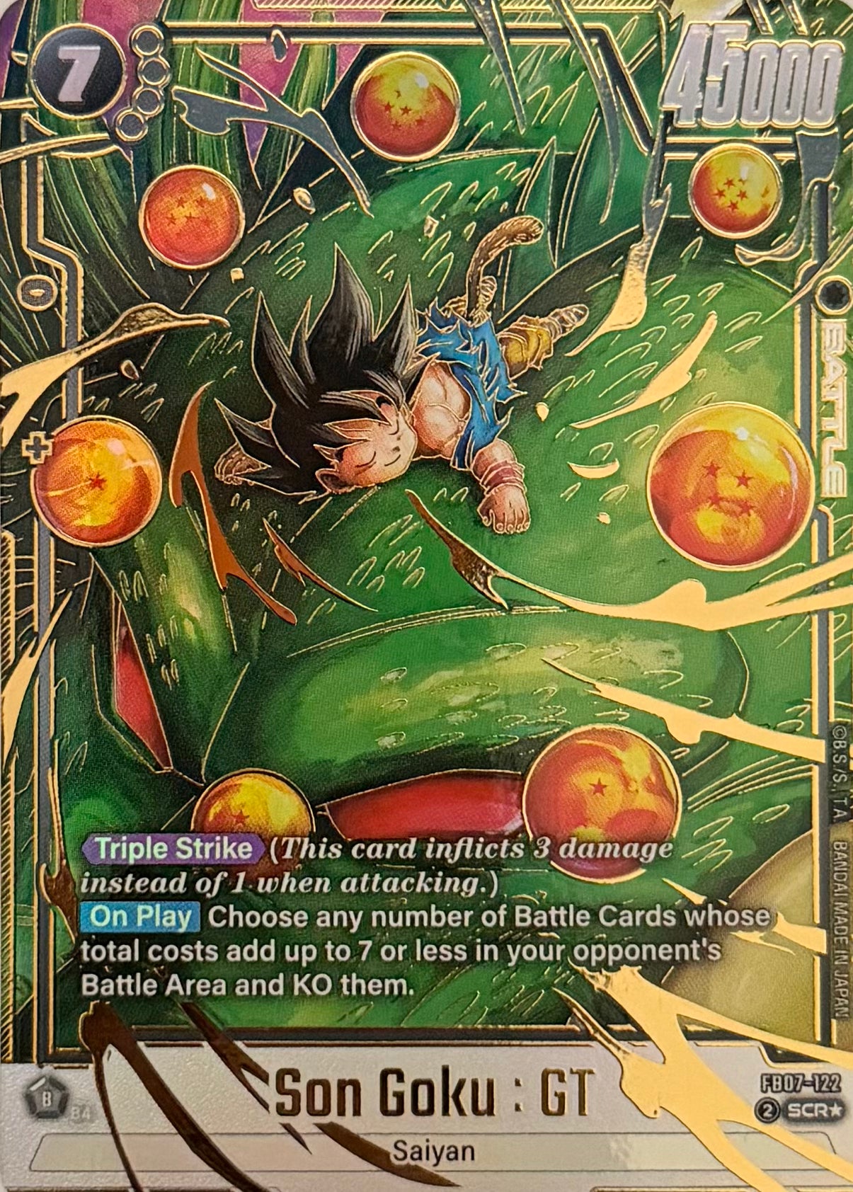 Dragon Ball Tcg Son Goku : GT FB07-122