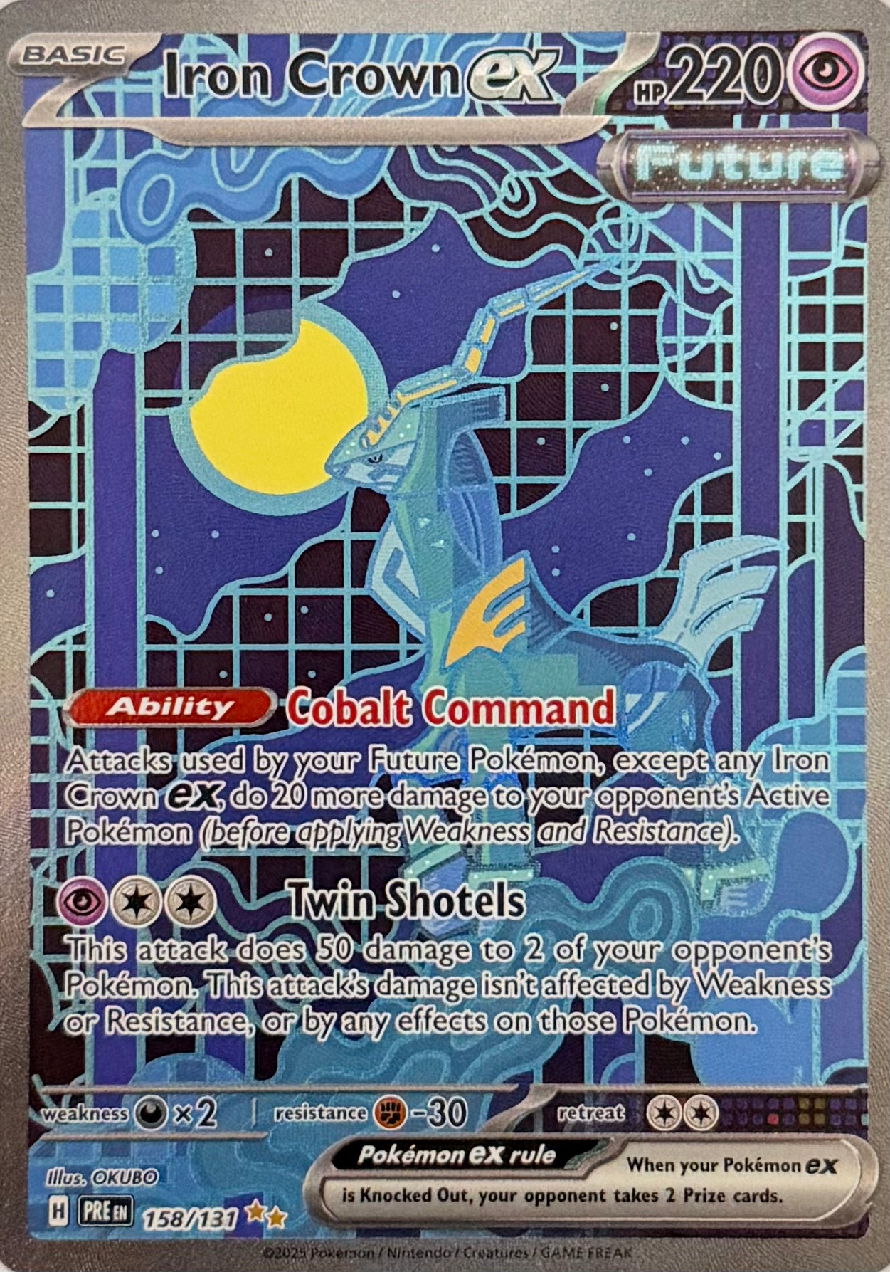 Pokemon Tcg Iron Crown Ex 158/131
