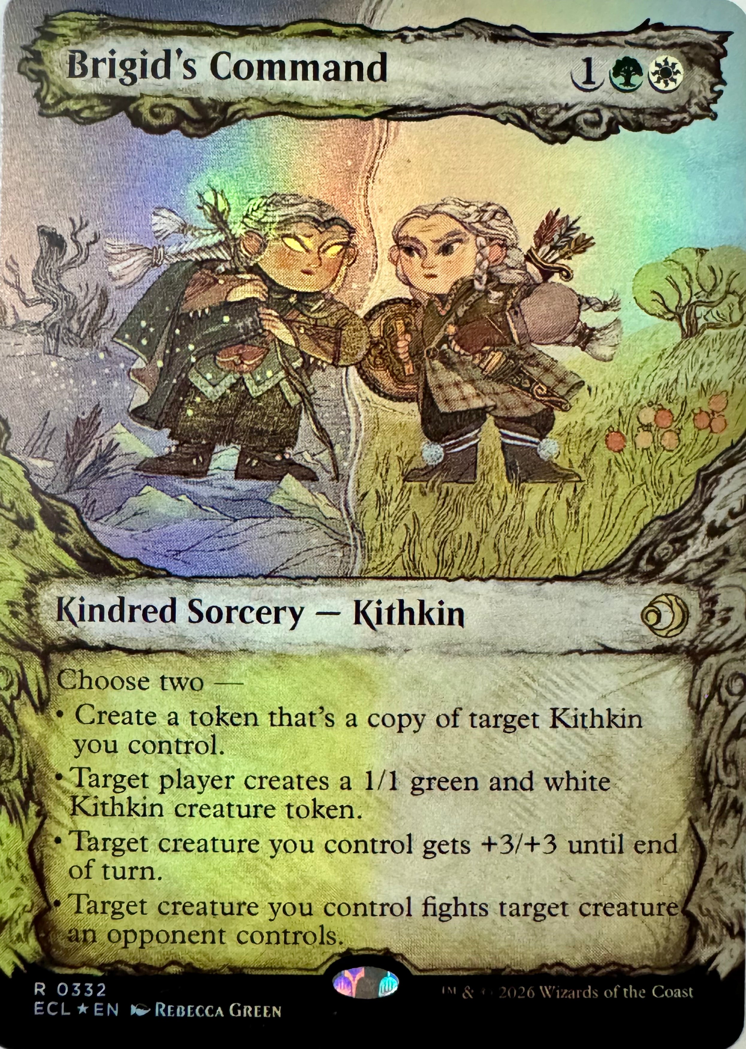 Magic Tcg Brigid’s Command 0332 Foil
