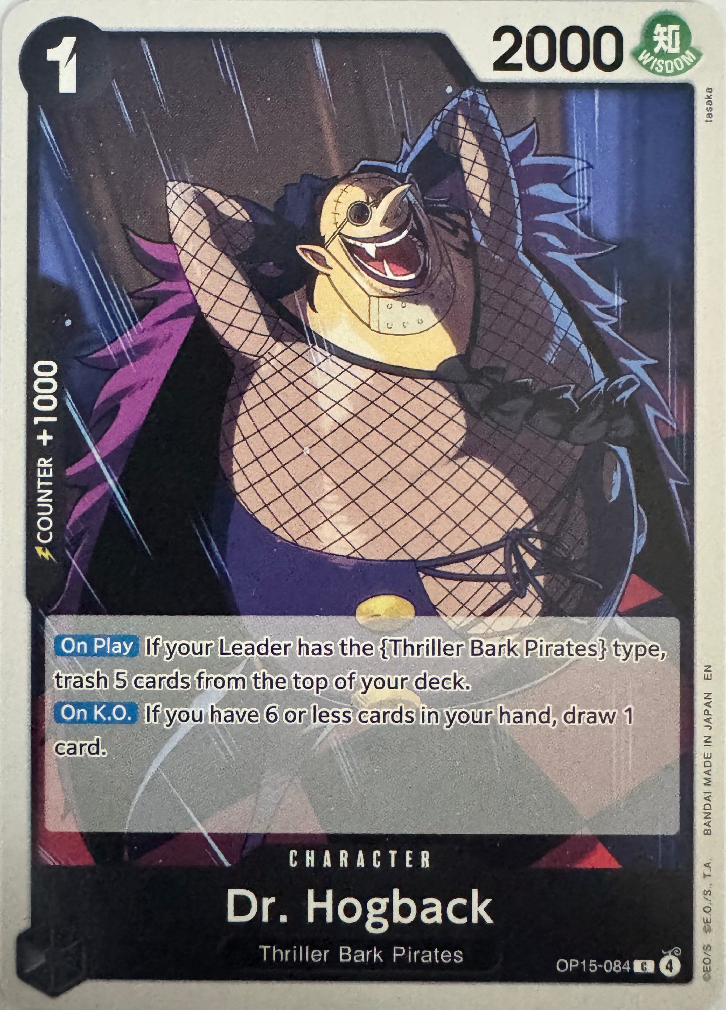 One Piece Tcg Dr. Hogback Op15-084