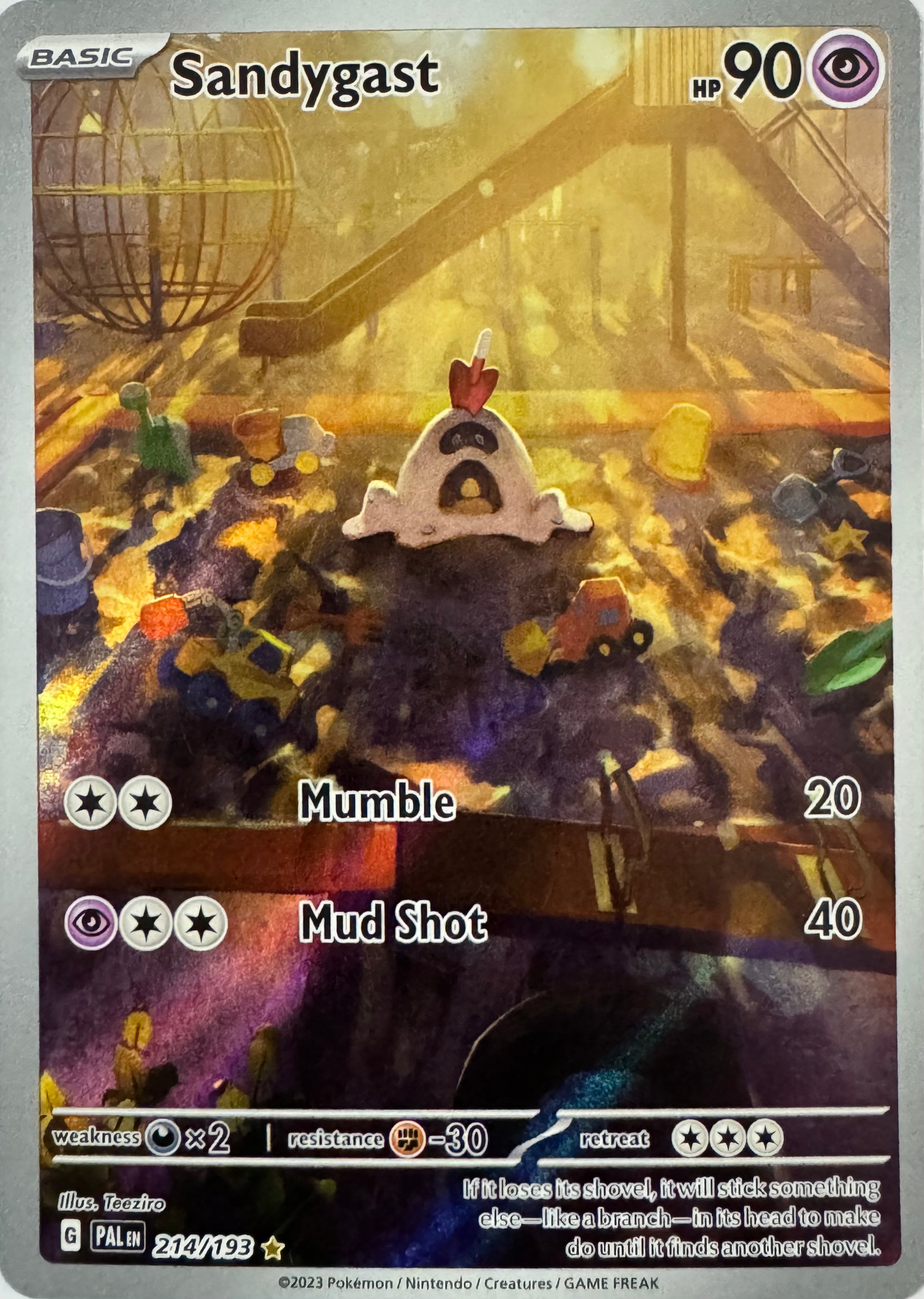 Pokemon Tcg Sandygast 214/193