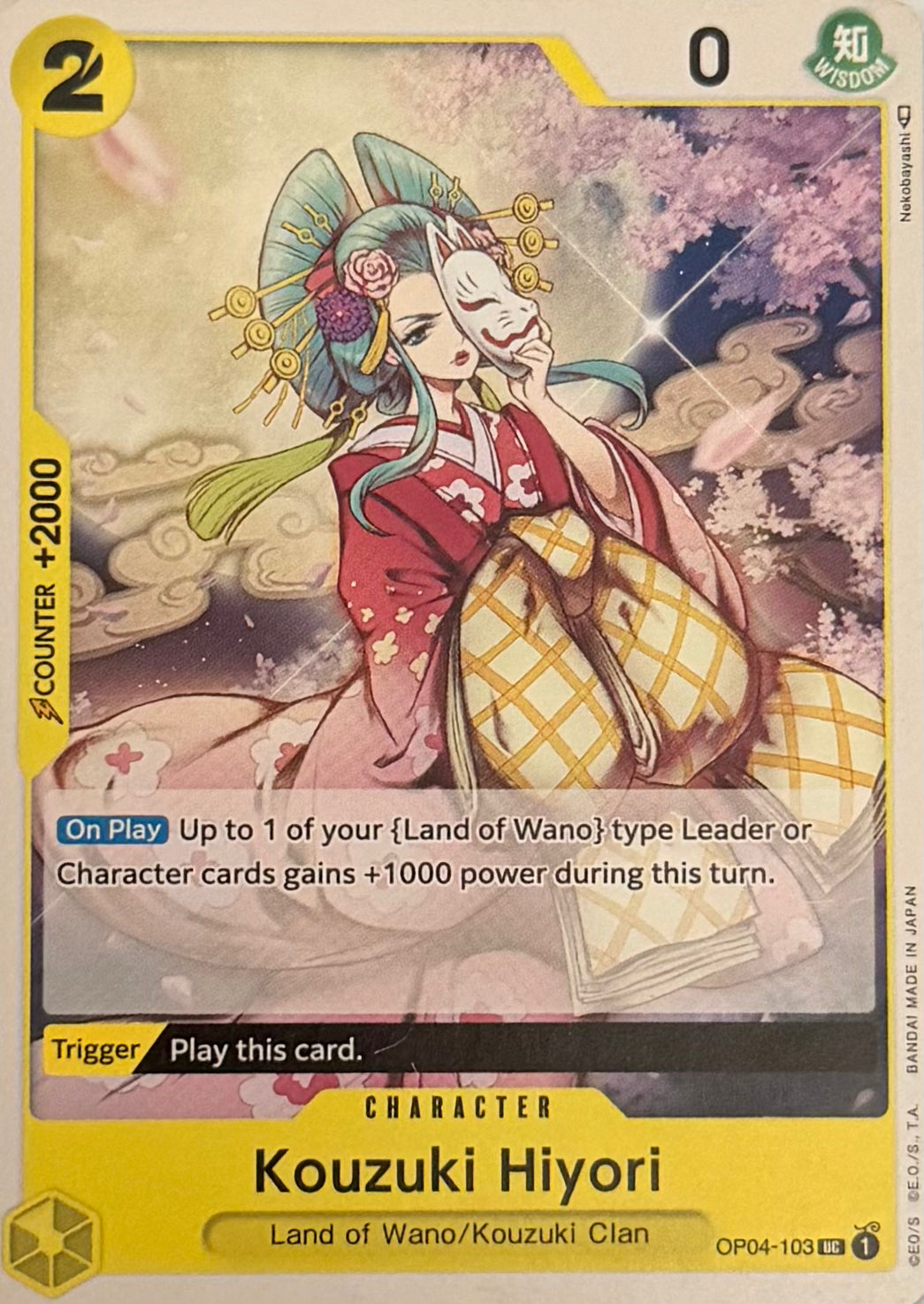 One Piece Tcg Kouzuki Hiyori OP04-103
