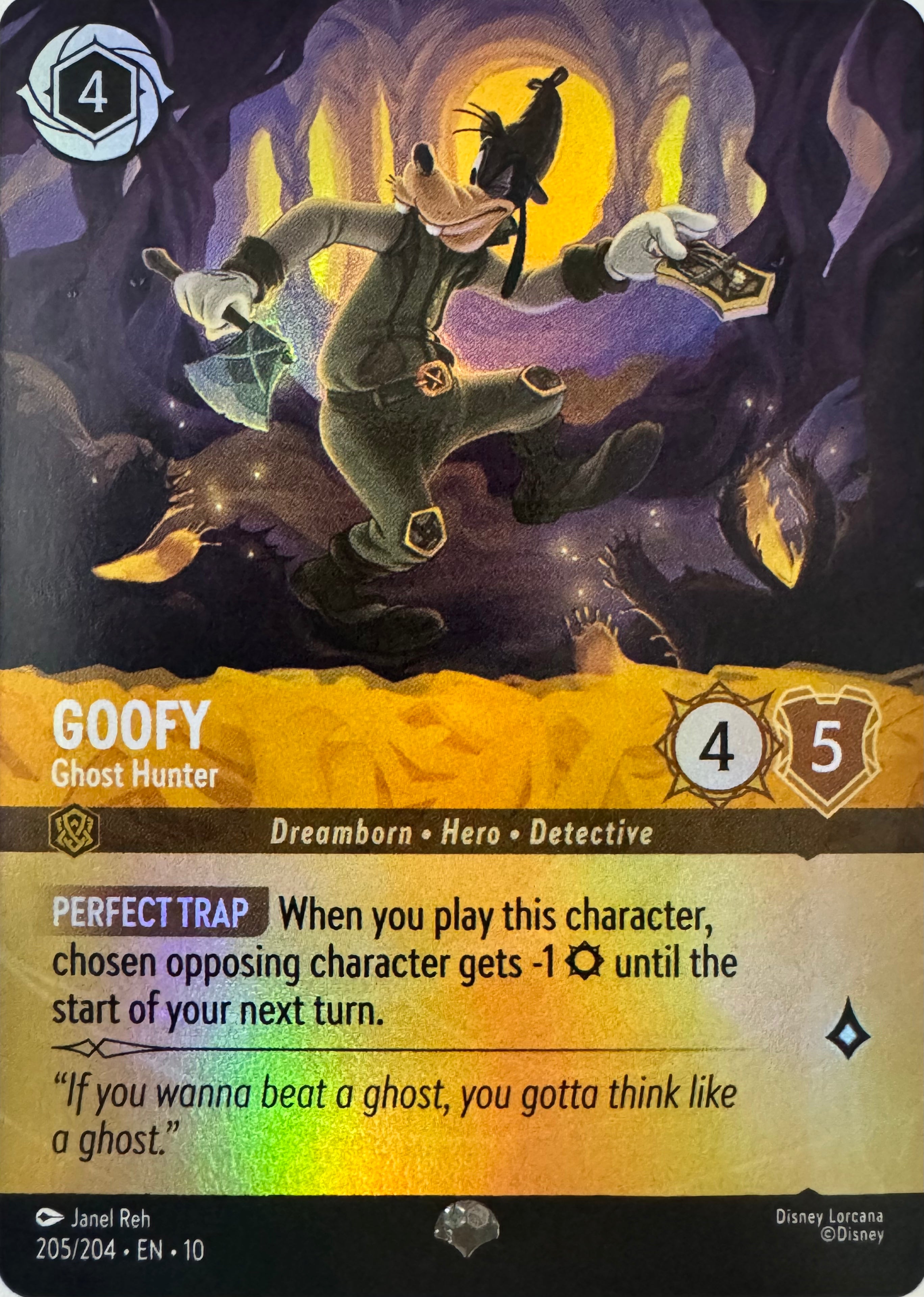 Disney Lorcana Goofy 205/204 Foil