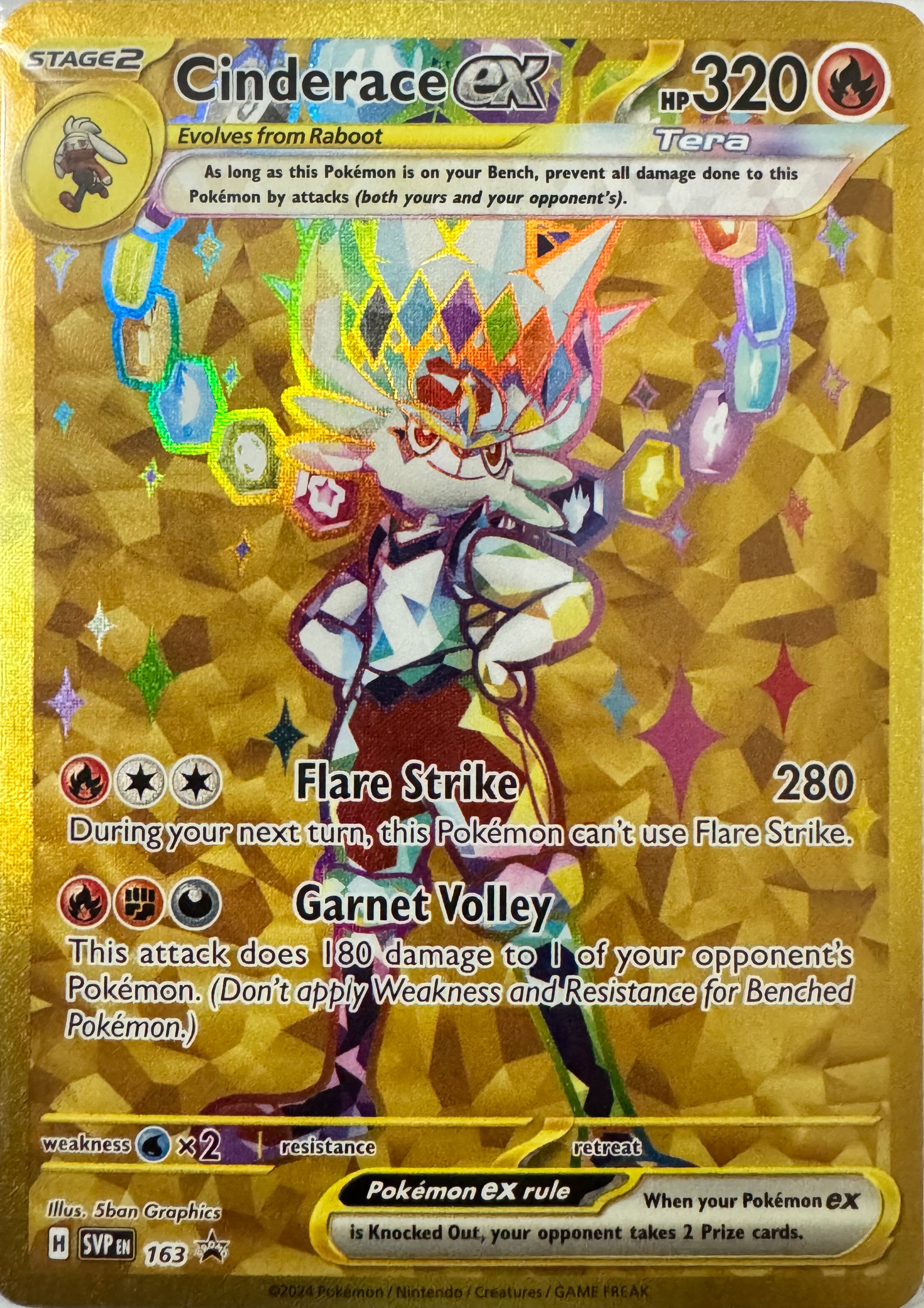 Pokemon Tcg Cinderace Ex 163