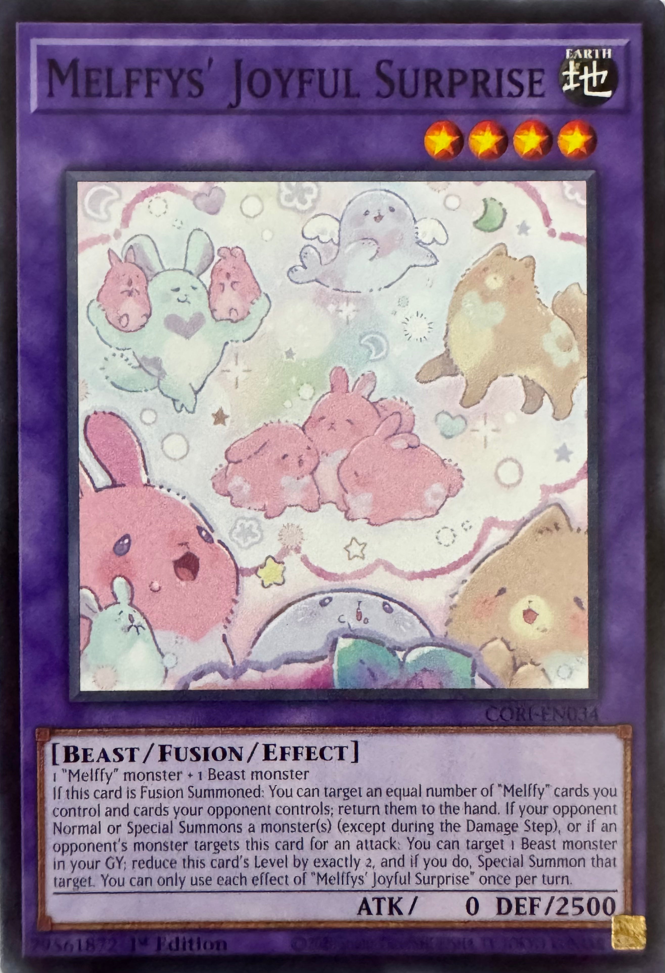 Yugioh! Melffys’ Joyful Surprise Cori-en034 1st Edition
