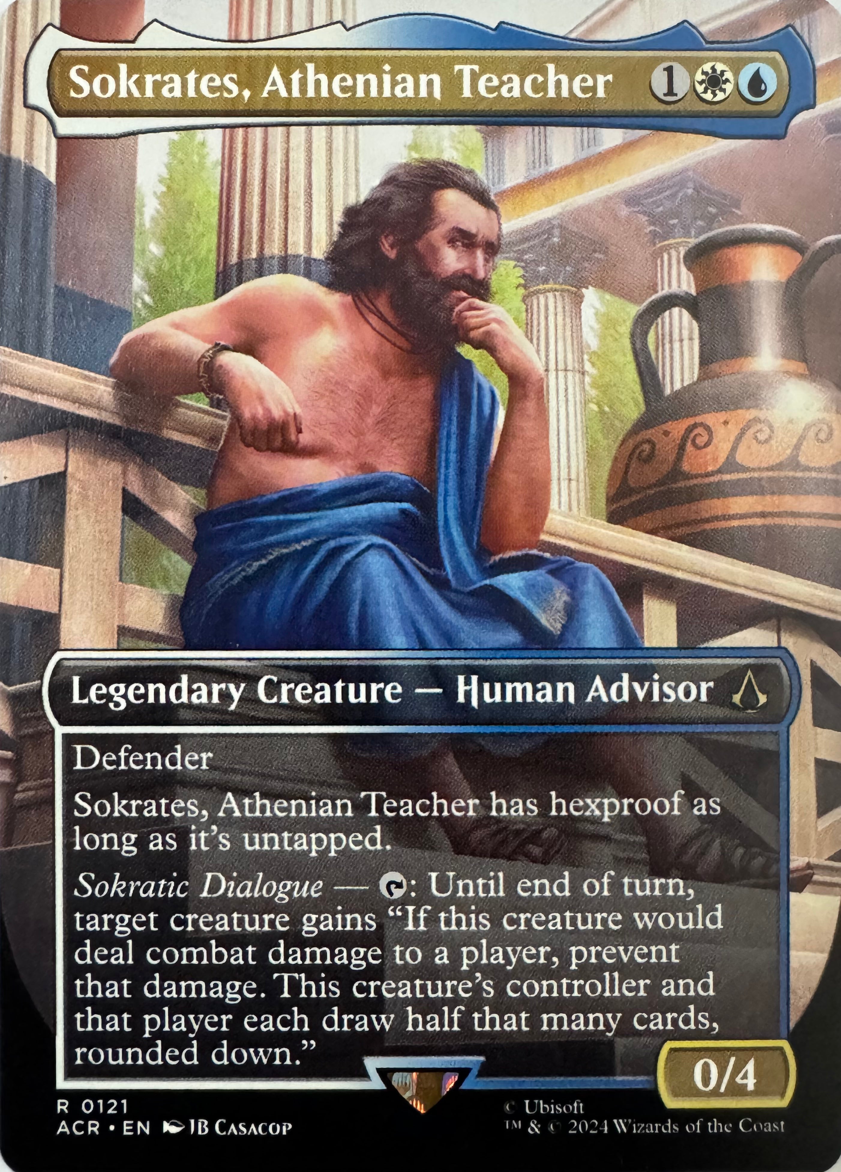 Magic Sokrates, Athenian Teacher 0121 Borderless