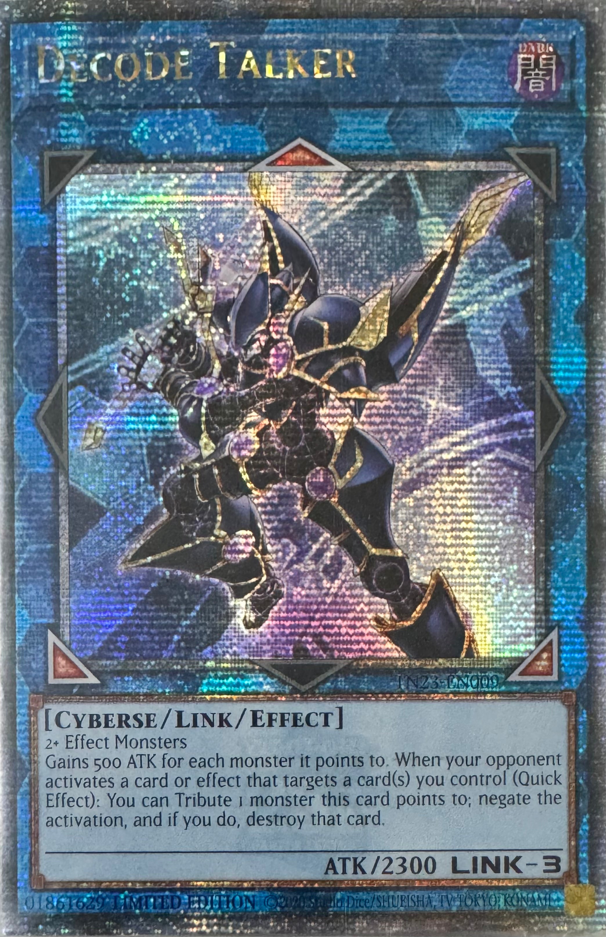 Yugioh! Decode Talker Tn23-en009 Limited Edition Quarter