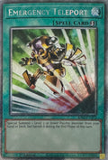Yugioh! Emergency Teleport Ra02-en053 1st Edition Platinum