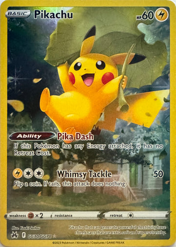 Pokemon Tcg Pikachu Gg30/gg70