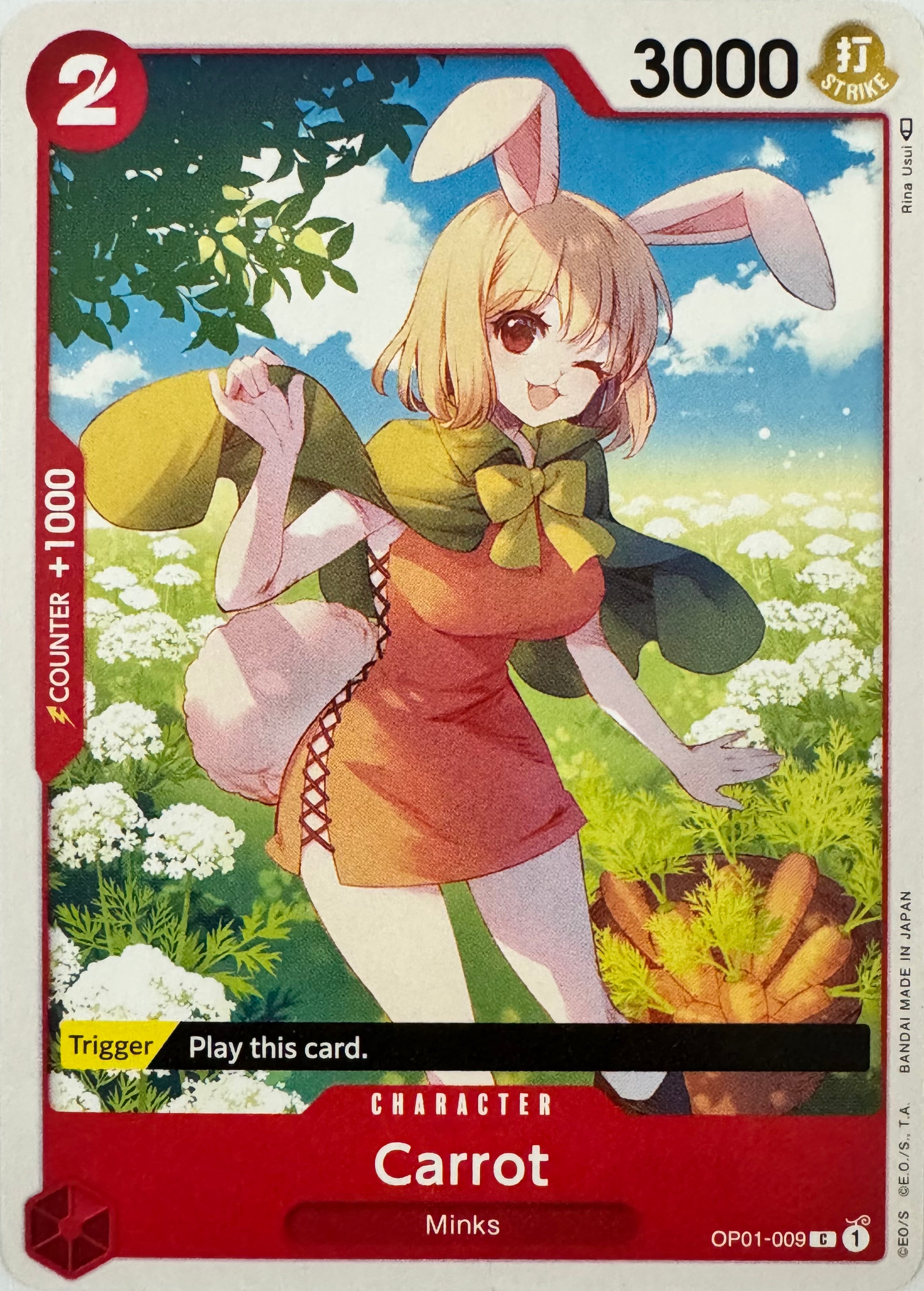 One Piece Tcg Carrot Op01-009