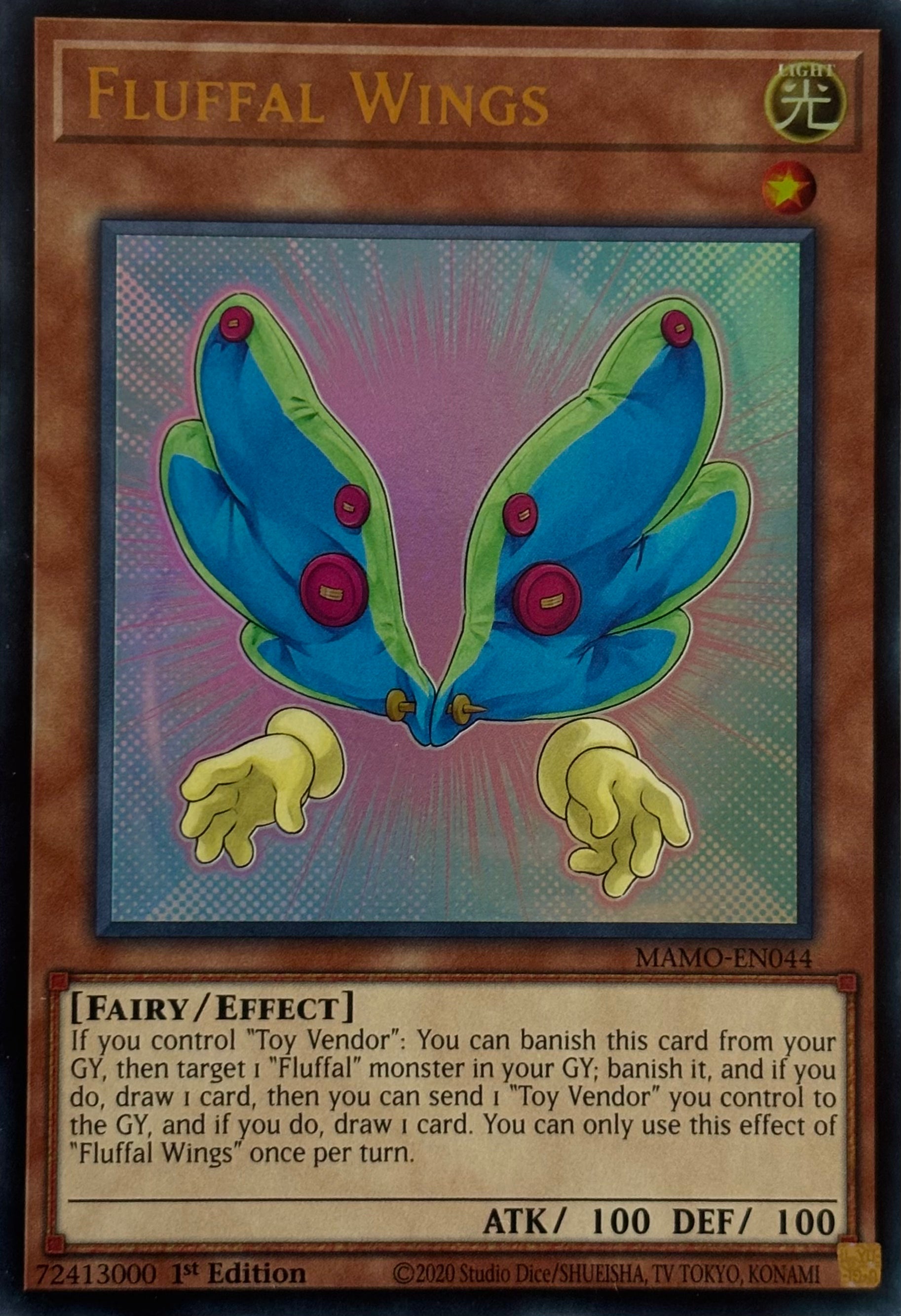 Yugioh! Fluffal Wings MAMO-EN044 1st Edition Ultra