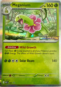 Pokemon Tcg Meganium 001 (MEP EN) Stamped