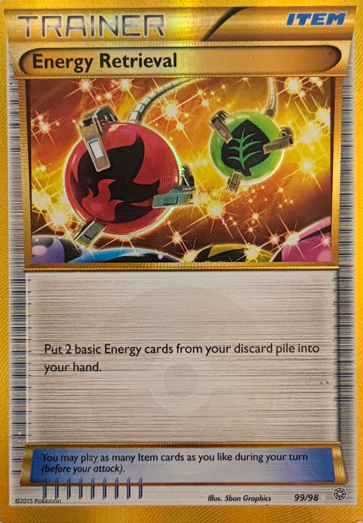 Pokemon Tcg Energy Retrieval 99/98