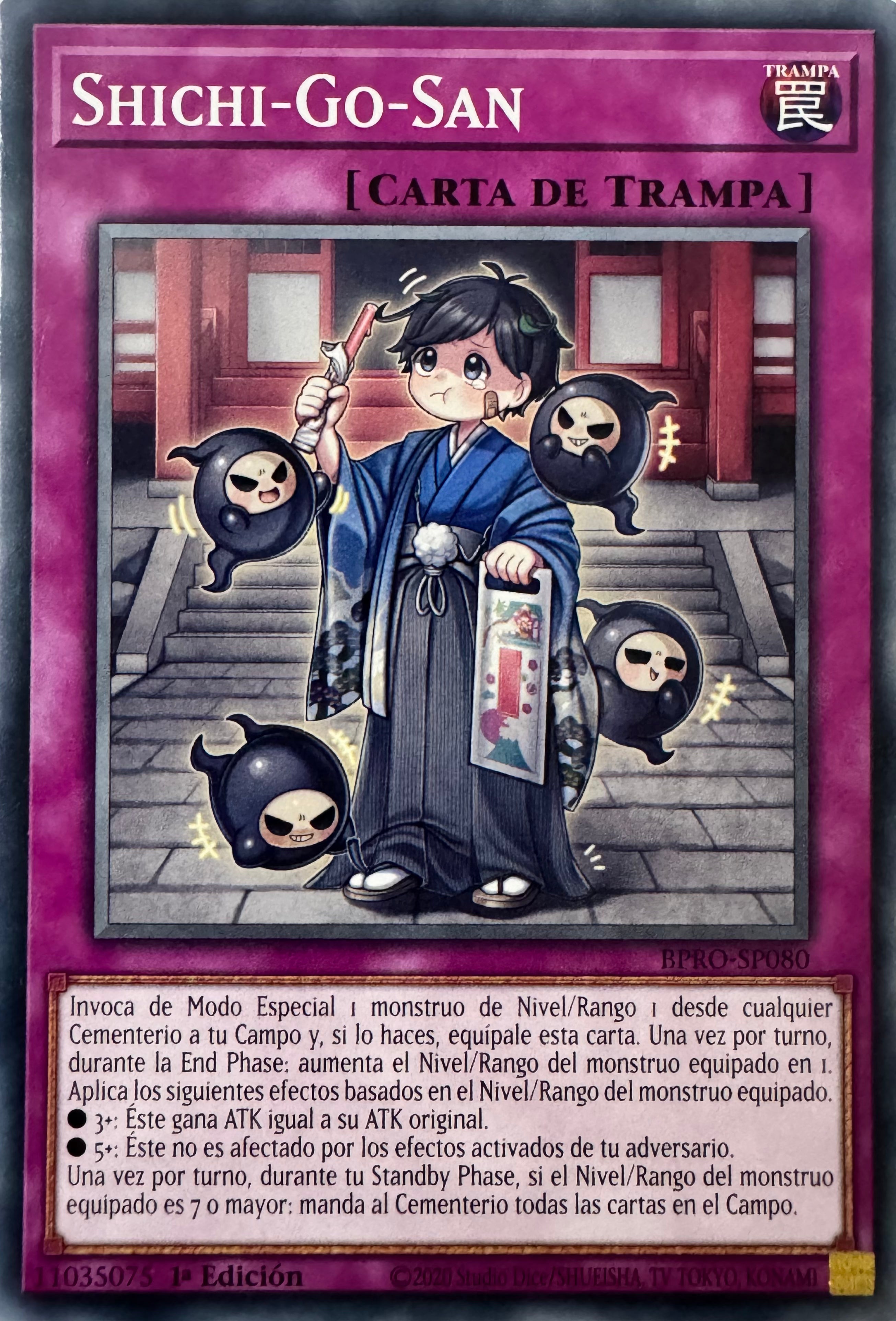 Yugioh! Shichi-Go-San Bpro-sp080 1a Edición