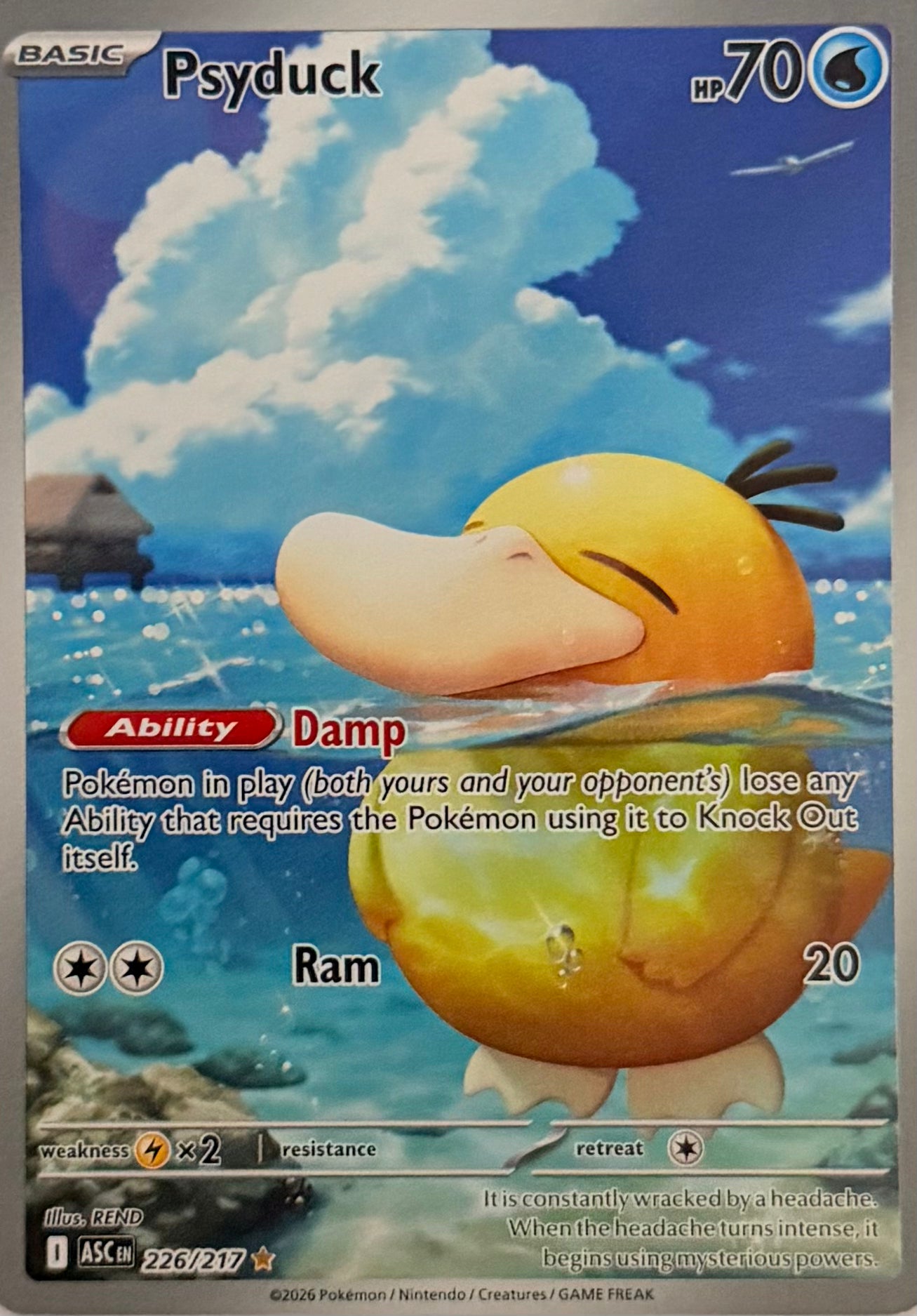 Pokemon Tcg Pysduck 226/217