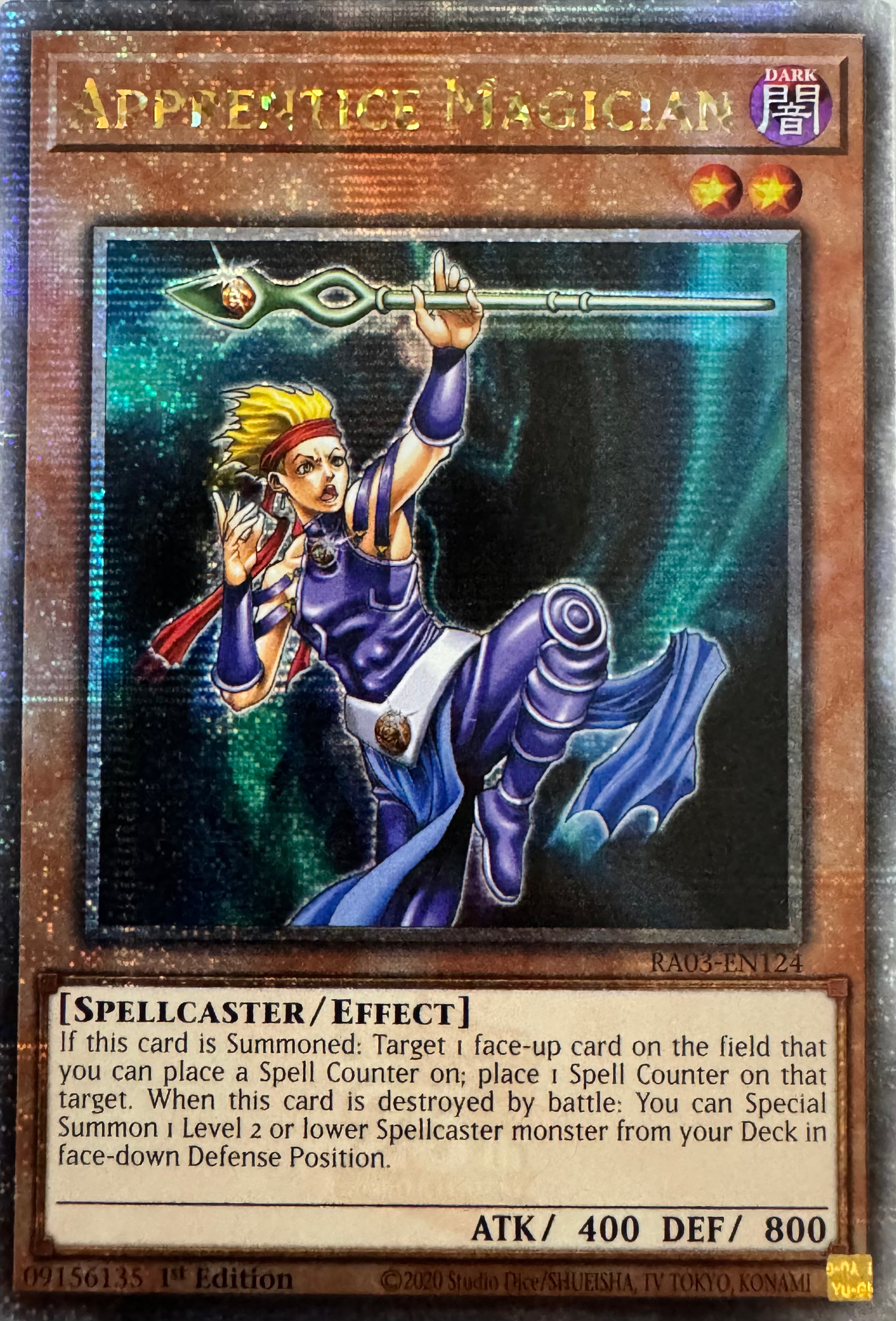 Yugioh! Apprentice Magician Ra03-en124 1st Edition Quarter