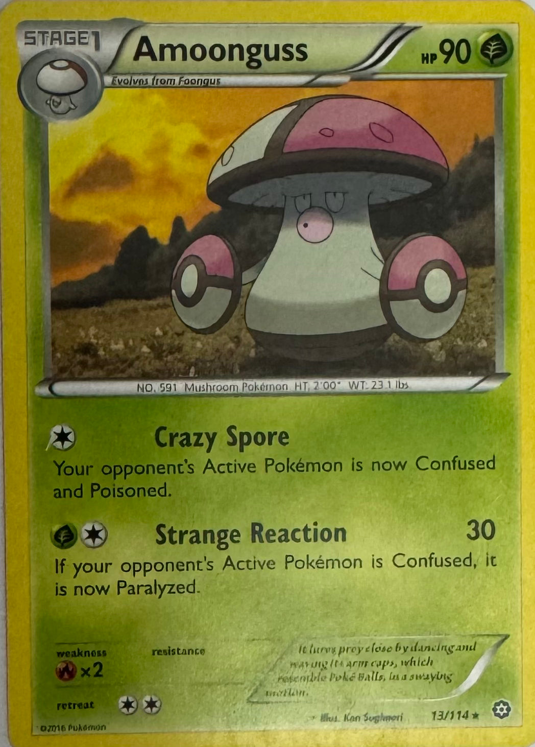 Pokemon Tcg Amoonguss 13/114