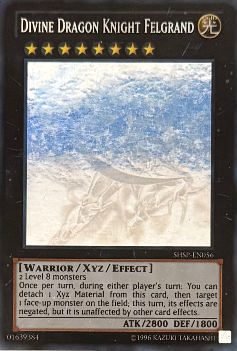 Yugioh! Divine Dragon Knight Felgrand SHSP-EN056 Ghost Rare