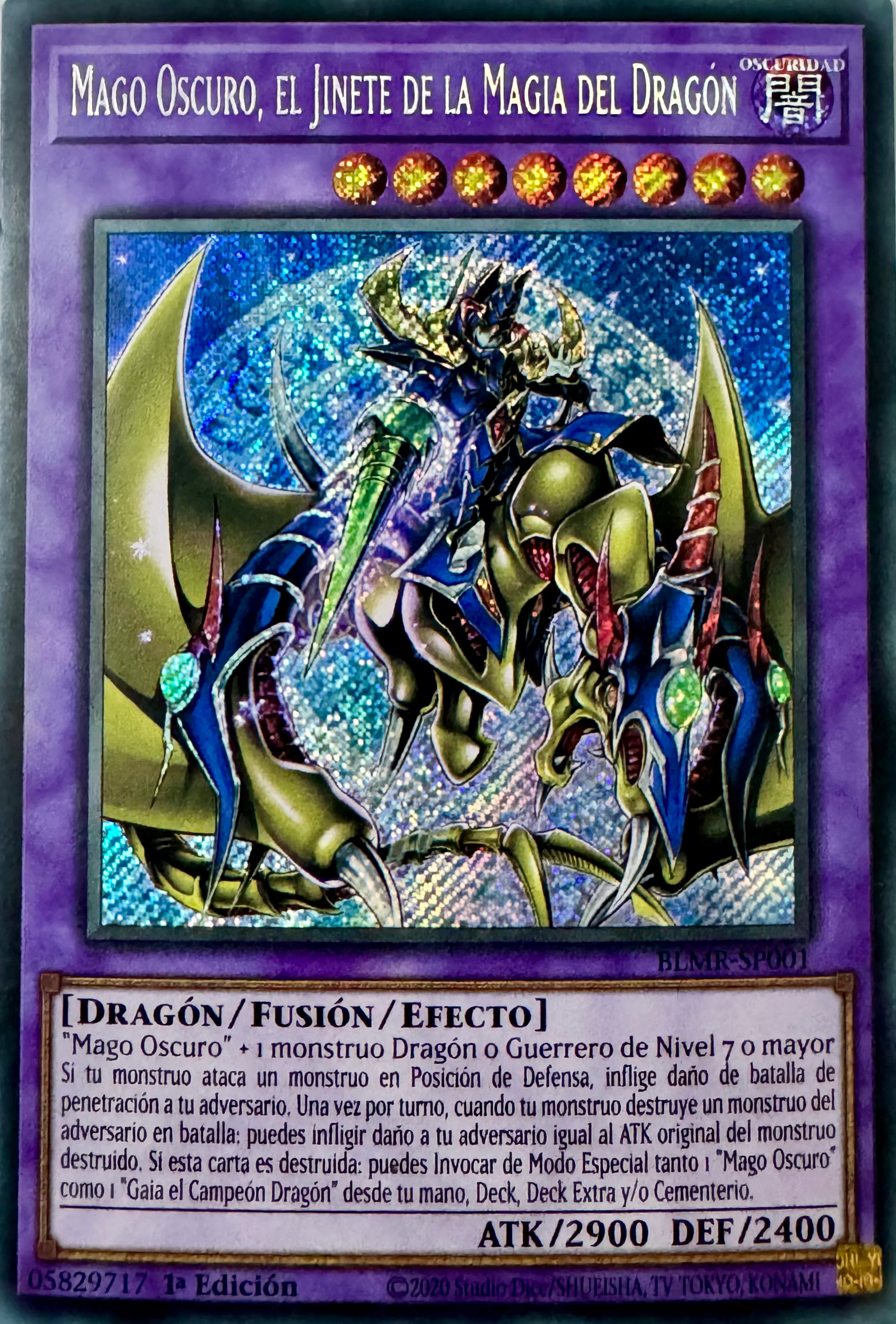 Mago Oscuro, El Jinete De La Magia Del Dragón Blmr-sp001 Esp