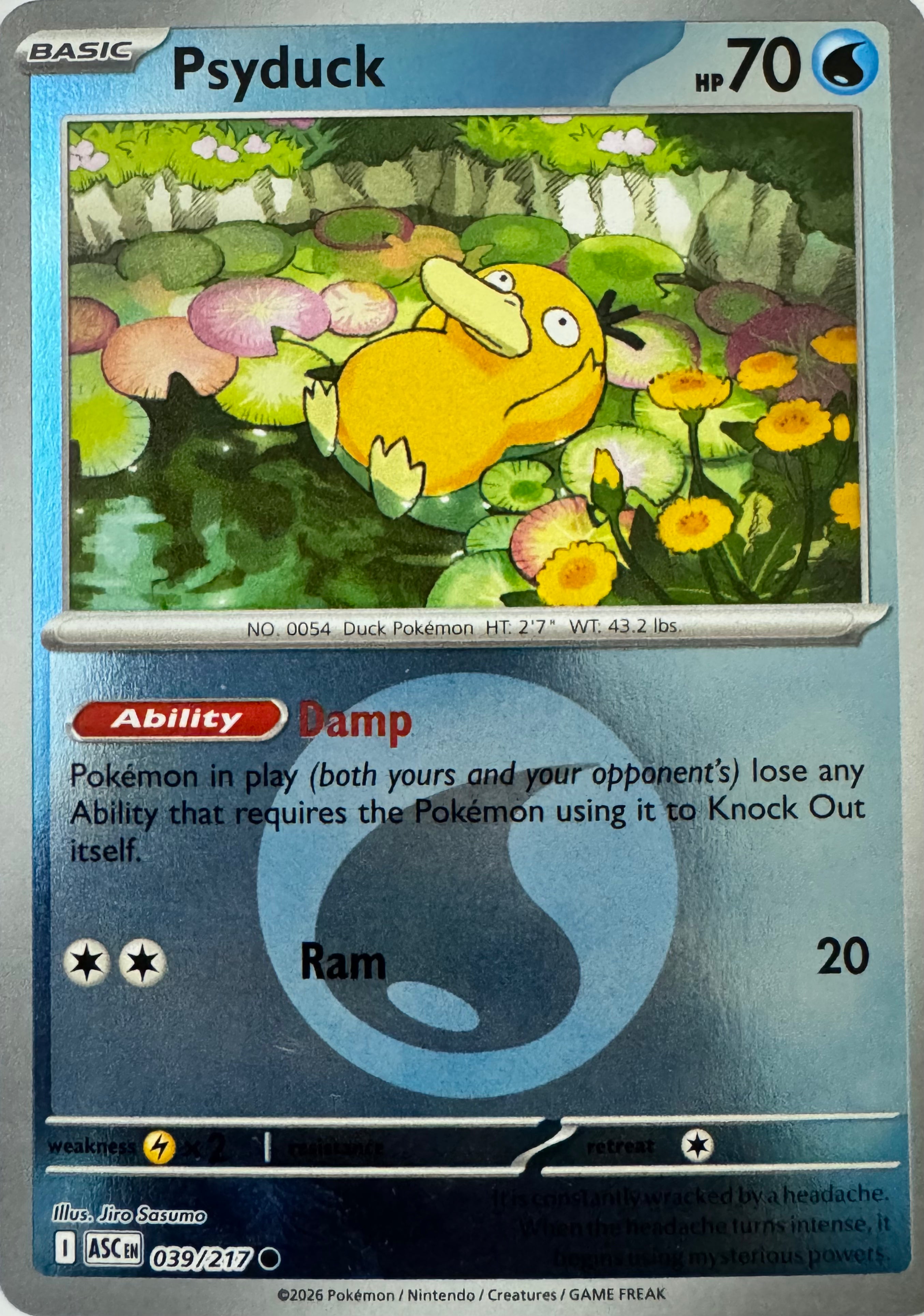 Pokemon Tcg Psyduck 039/217 (Energy Symbol)