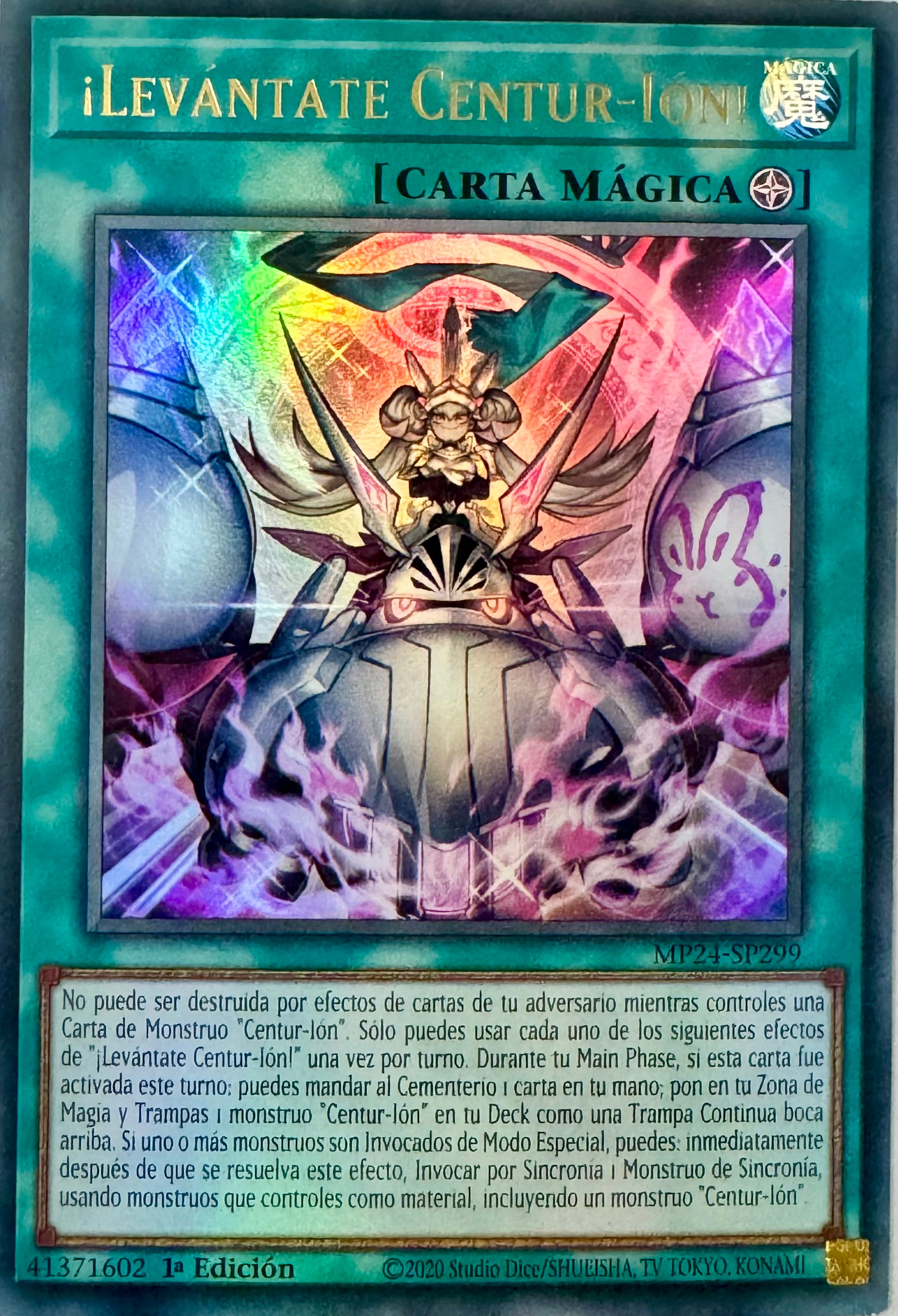 Yugioh! ¡Levántate Centur-Ión! Mp24-sp99 Ultra Rare 1st Edition  (español)
