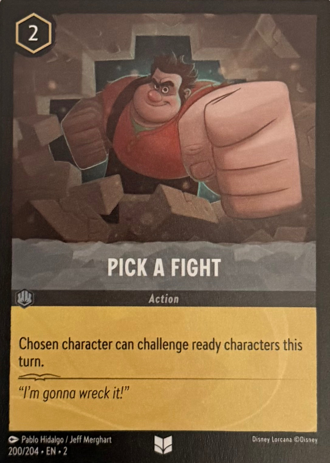 Disney Lorcana Pick A Fight 200/204
