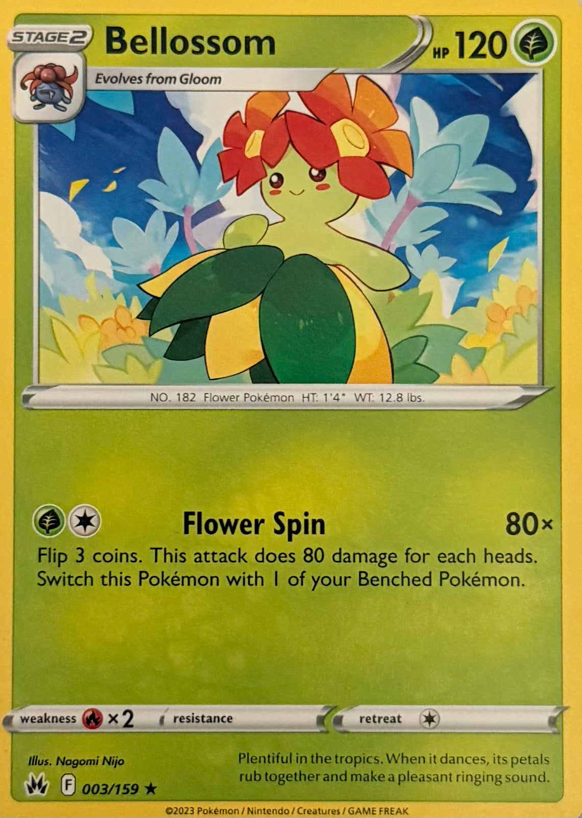 Pokémon Tcg Bellossom 003/159