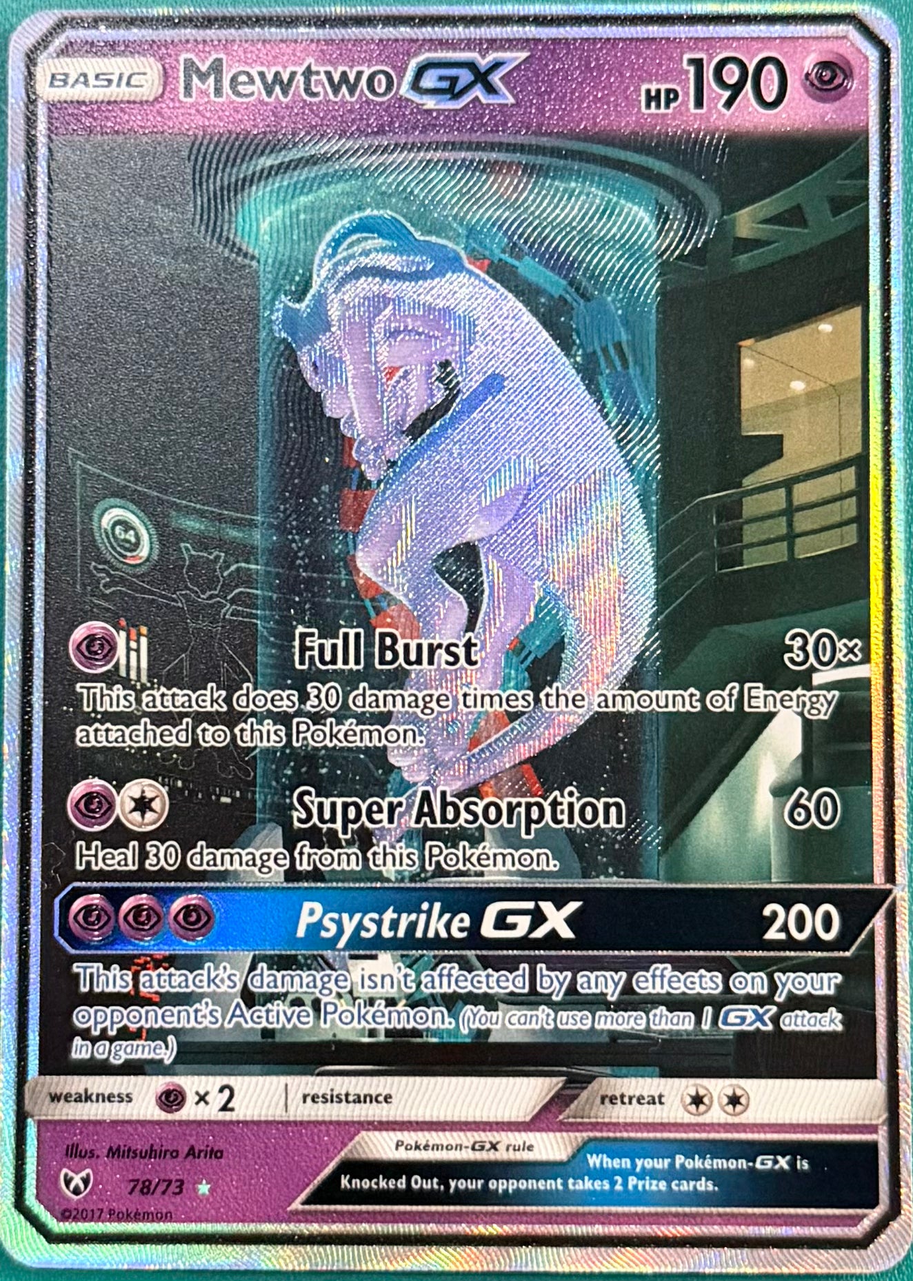 Pokemon Tcg Mewtwo GX 78/73