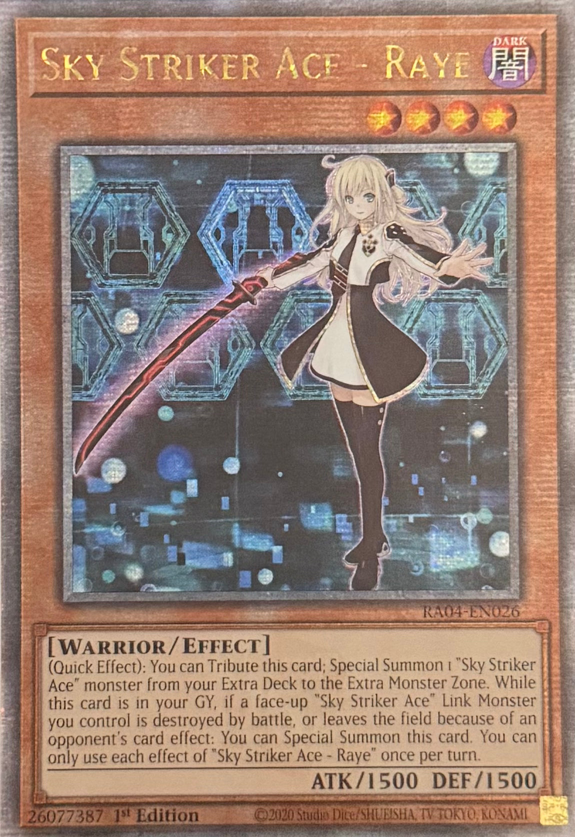 Yugioh! Sky Striker  Ace - Raye RA04-EN026