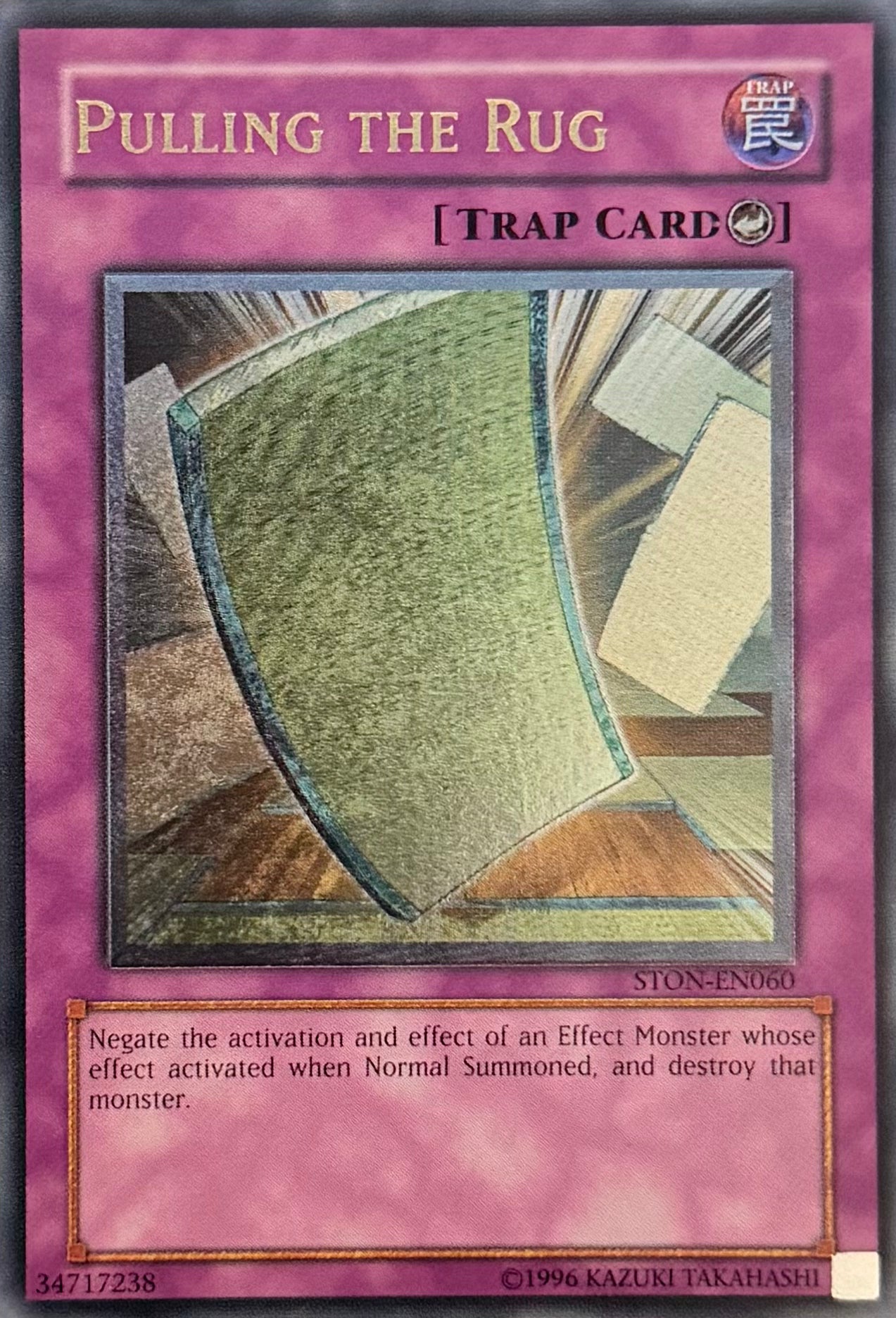 Yugioh! Pulling The Rug STON-EN060 Ultimate