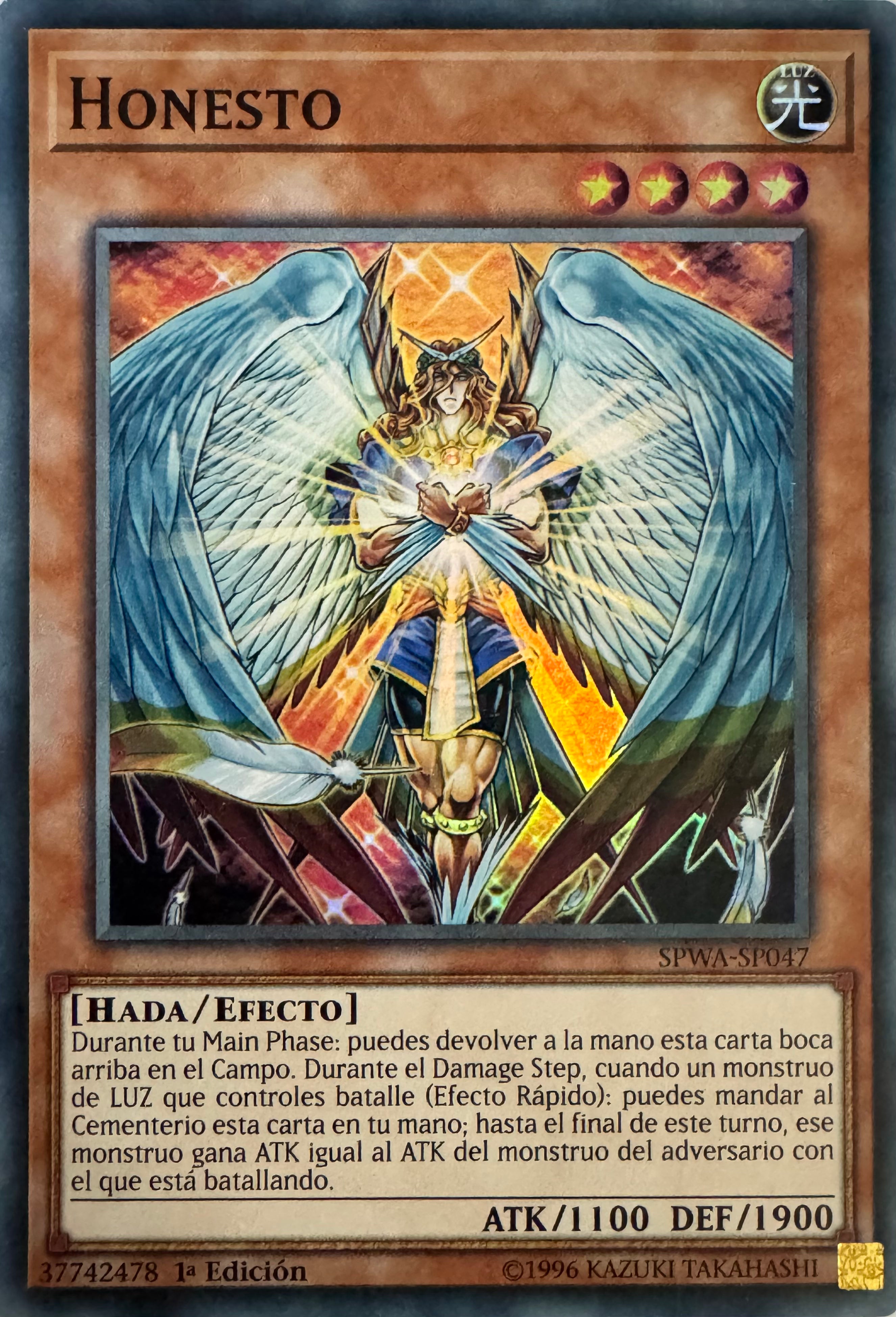 Yugioh! Honesto Spwa-sp047 1a Edición Super
