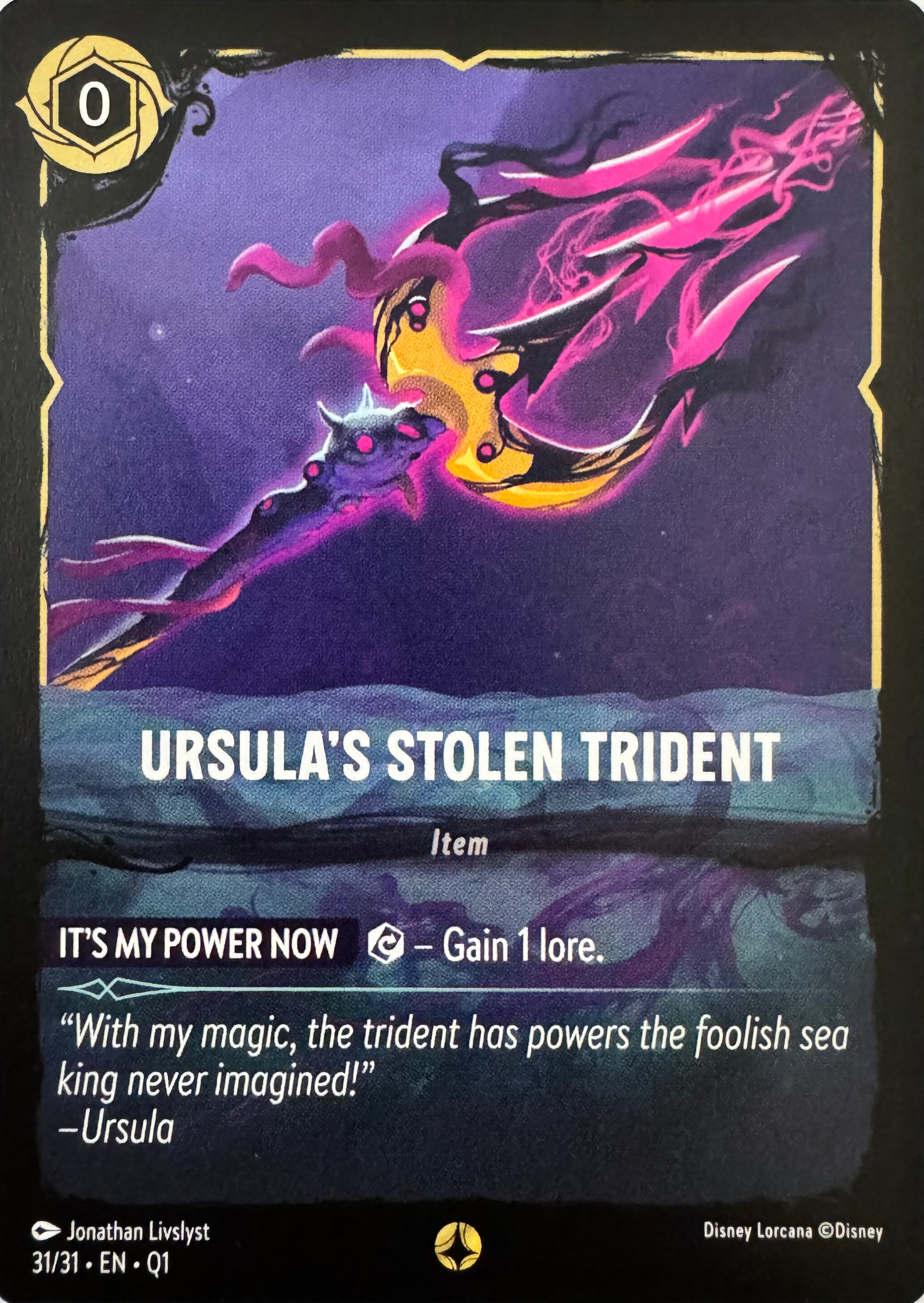 Disney Lorcana Ursula’s Stolen Trident 31/31