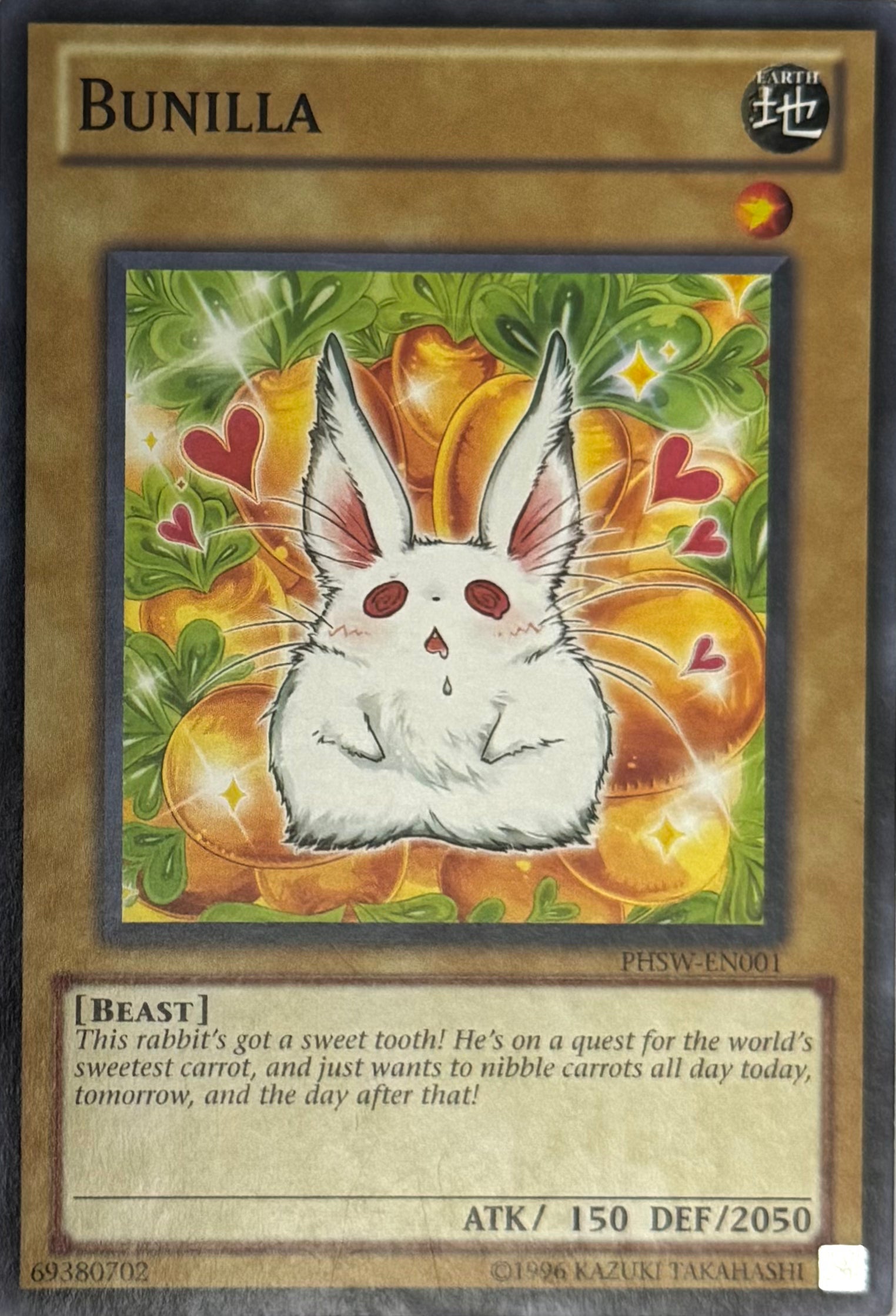 Yugioh! Bunilla Phsw-en001