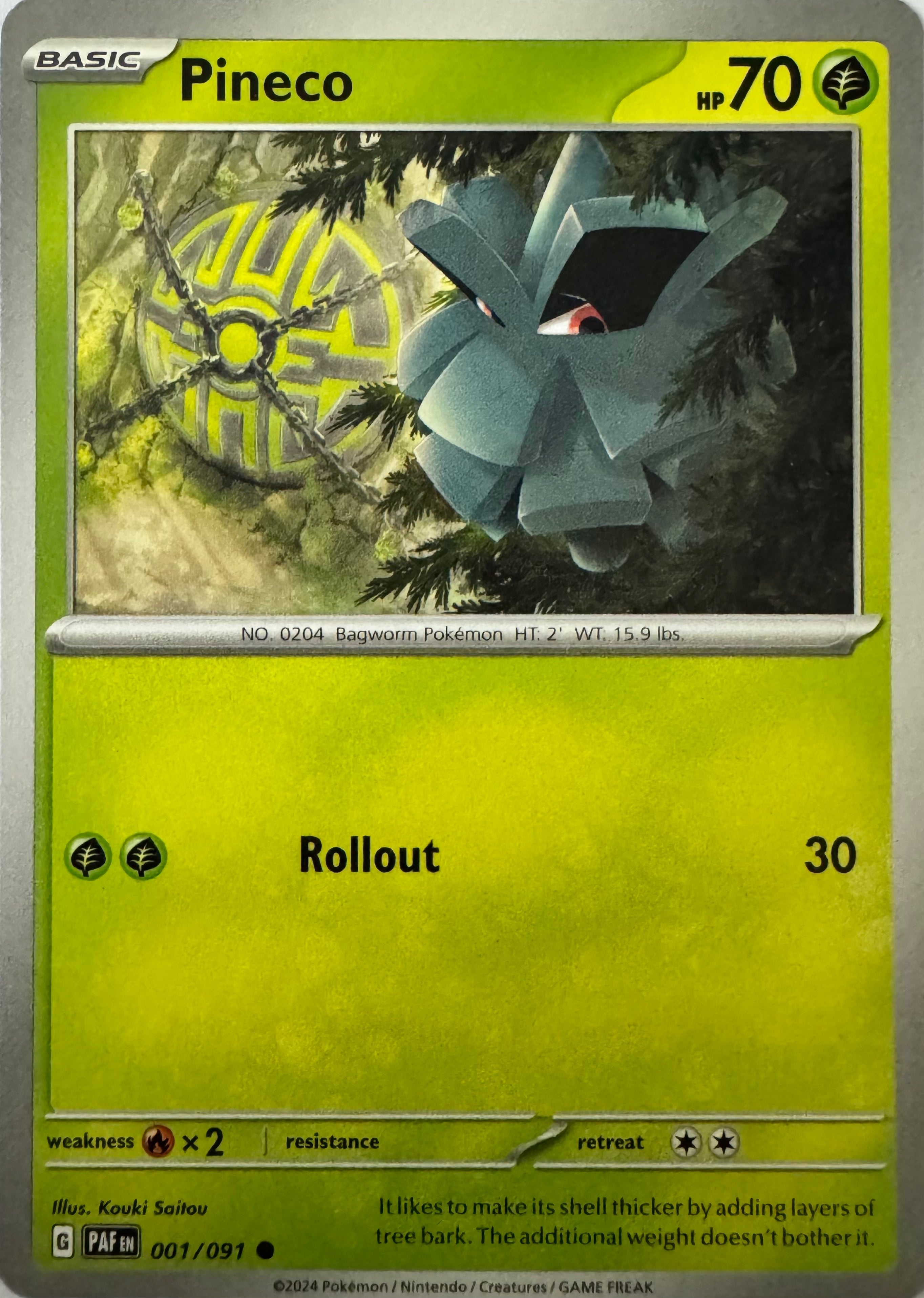 Pokemon Tcg Pineco 001/091