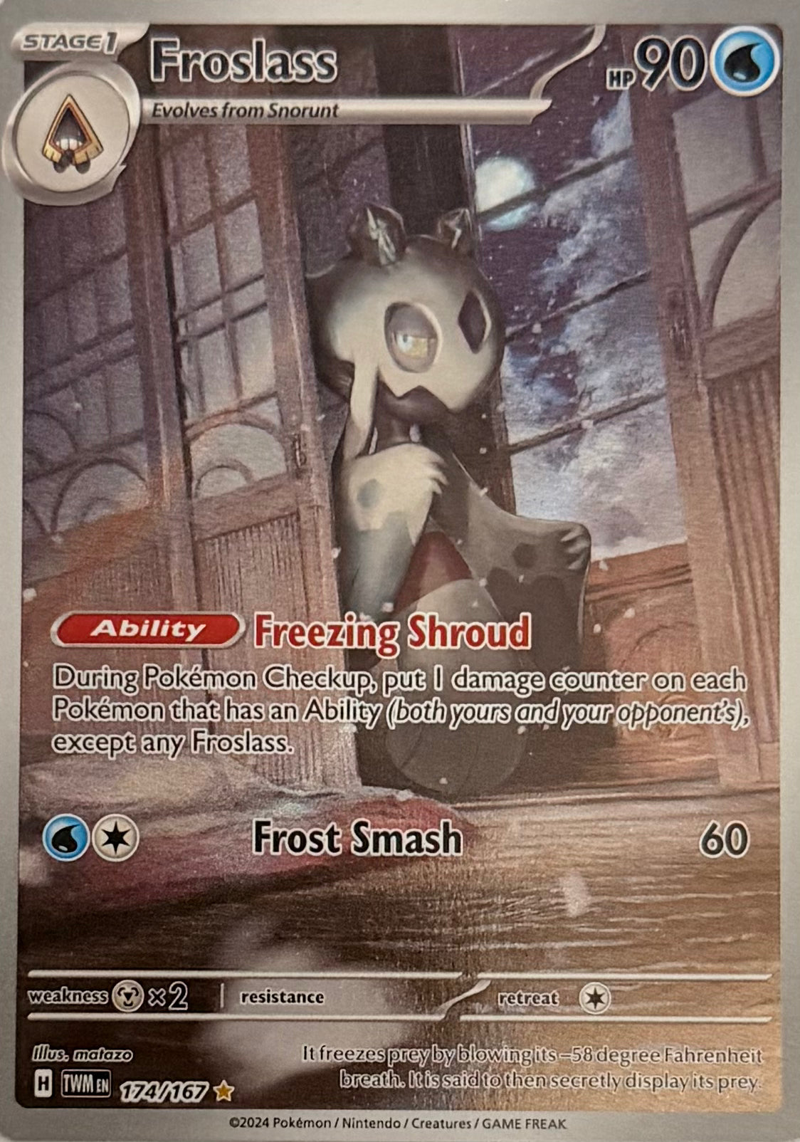 Pokemon Tcg Froslass 174/167