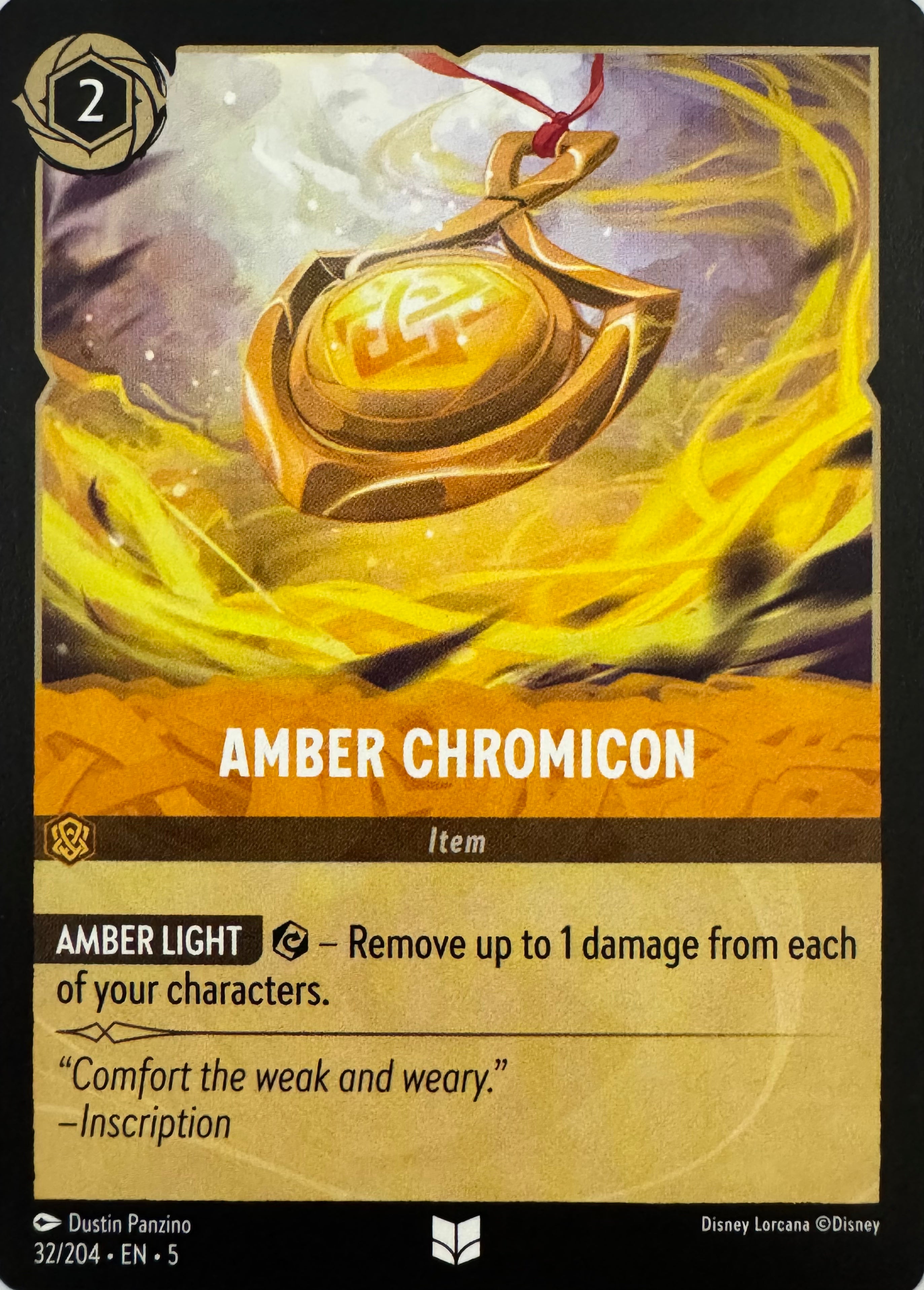 Disney Lorcana Amber Chromicon 32/204