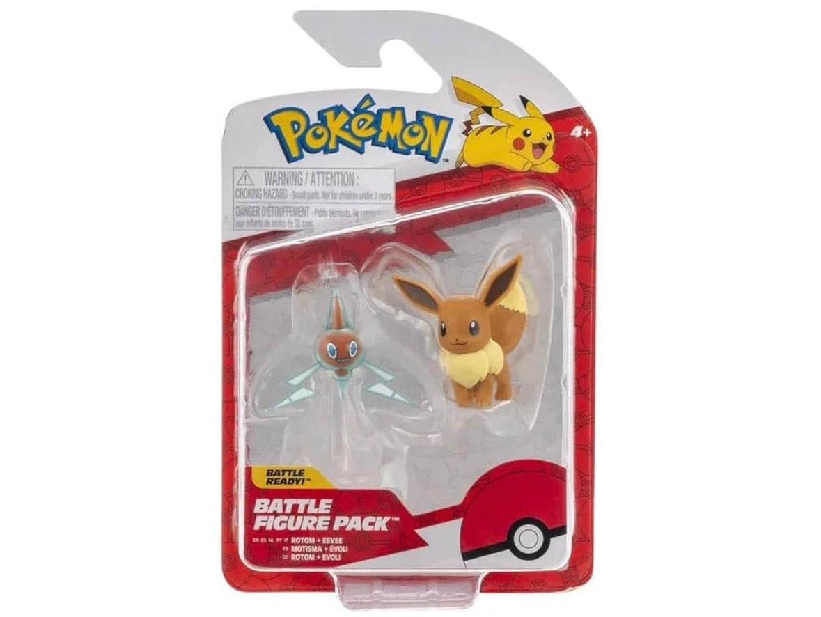 Pokemon Battle Figure Rotom + Eevee