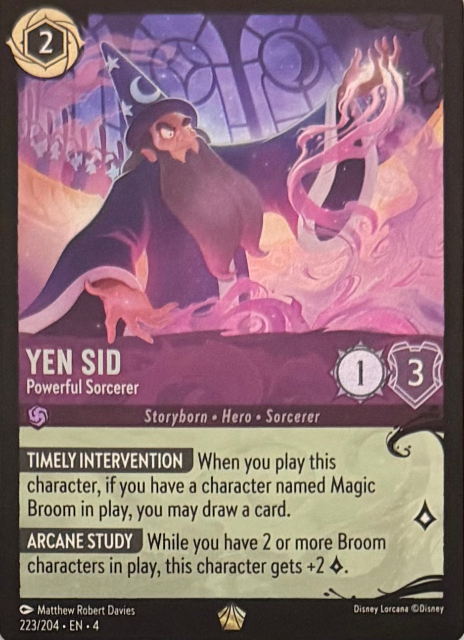 Disney Lorcana Yen Sid 223/204