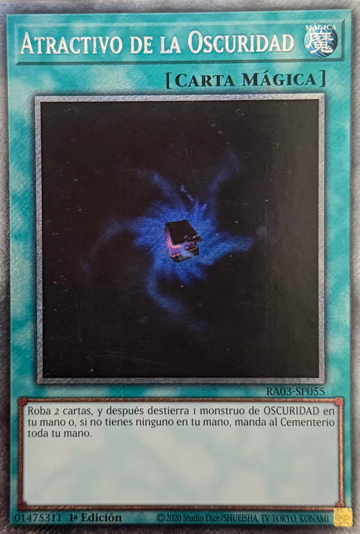 Yugioh! Atractivo De La Oscuridad RA03-SP055 Platinum