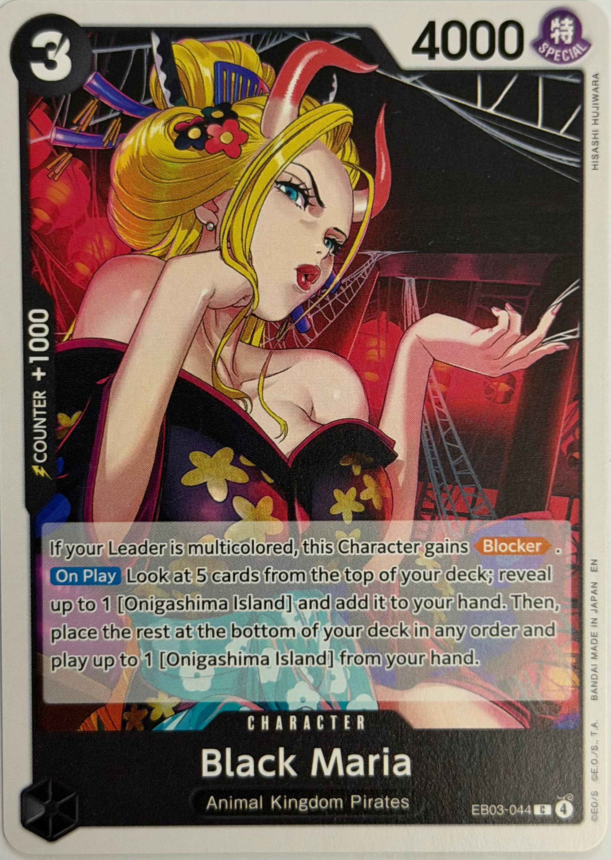 One Piece Tcg Black Maria EB03-044
