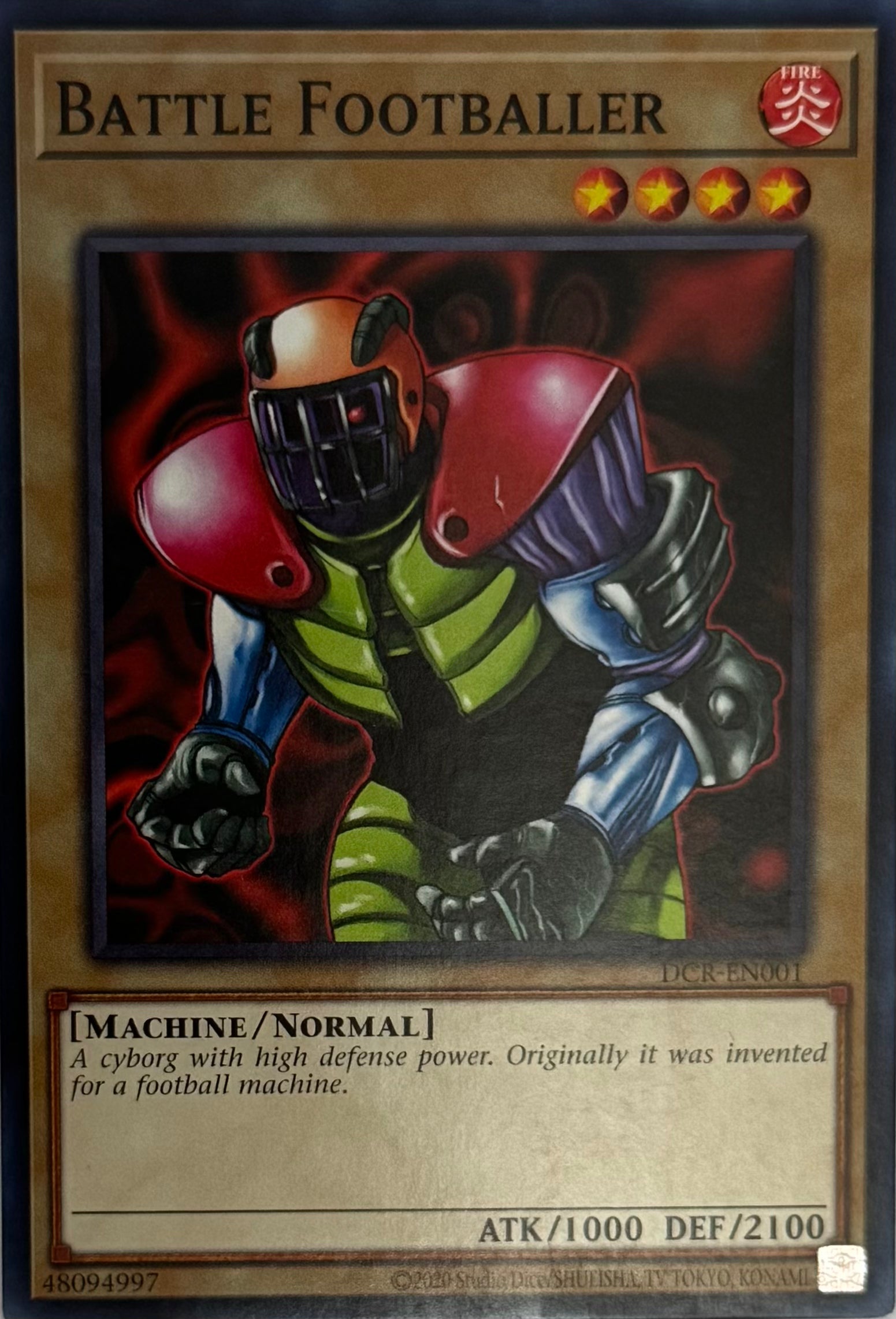Yugioh! Battle Footballer Dcr-en001