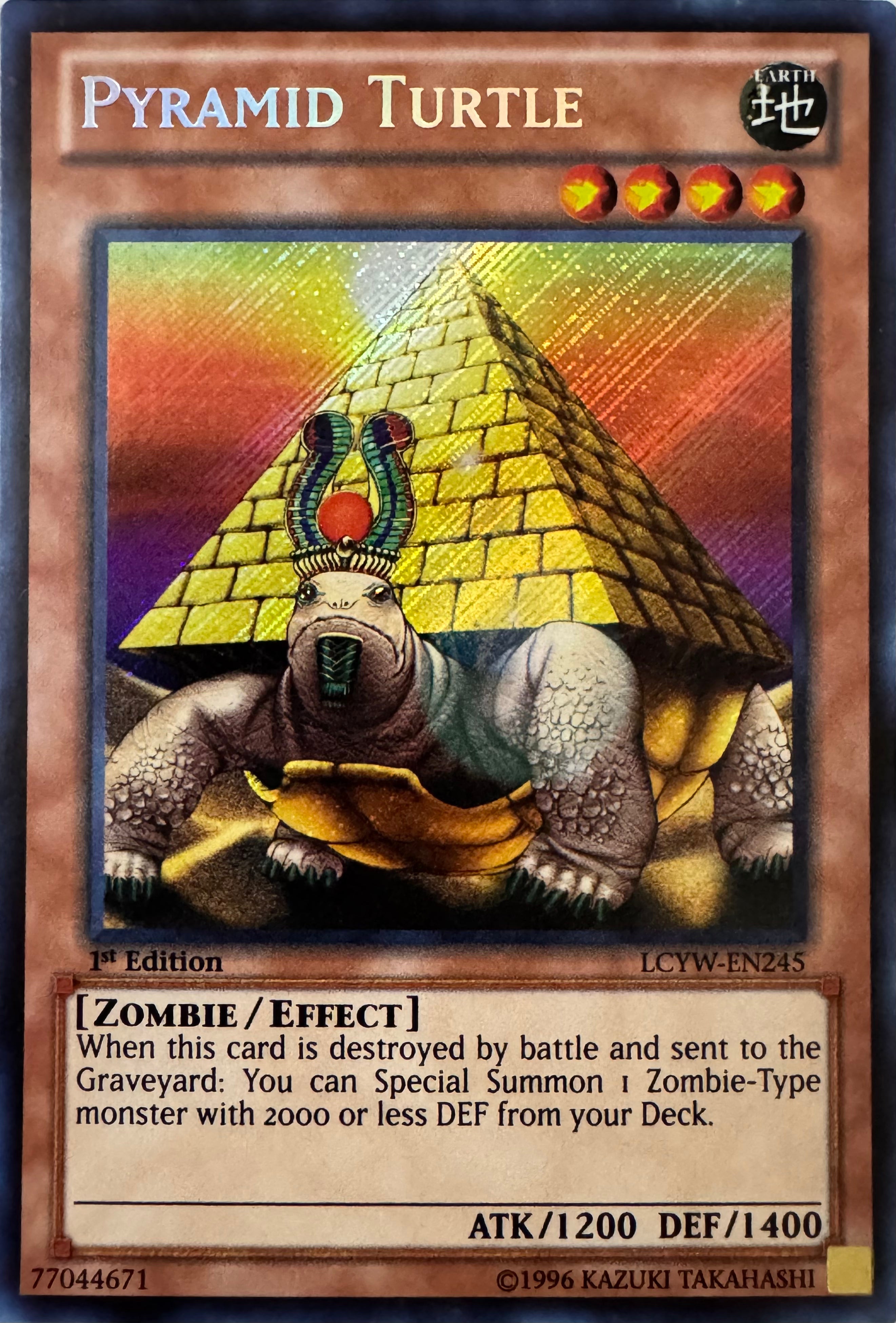 Yugioh! Pyramid Turtle Lcyw-en245 1st Edition Secret