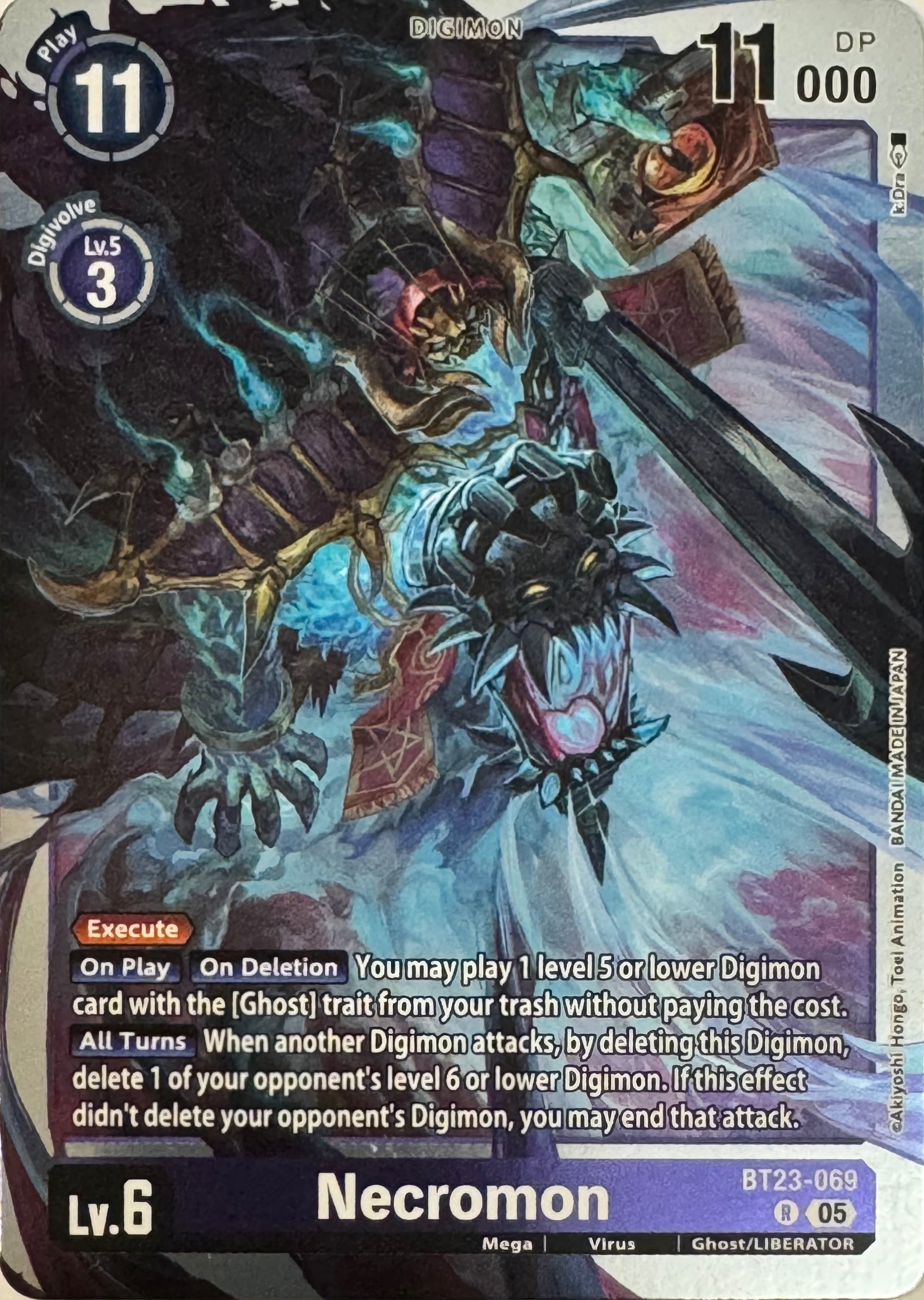 Digimon Tcg Necromon Bt23-069 Foil