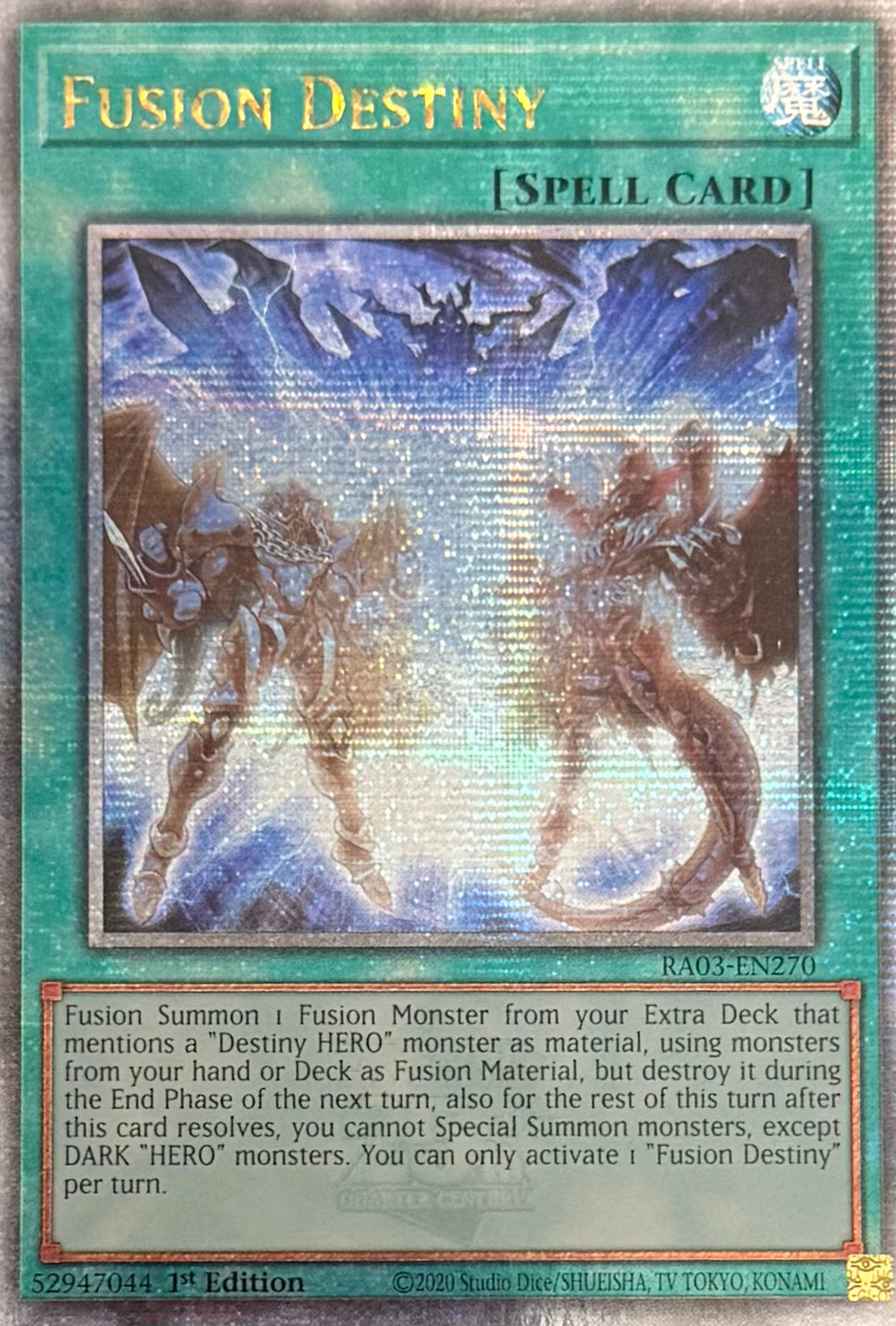 Yugioh! Fusion Destiny RA03-EN270 Quarter Century