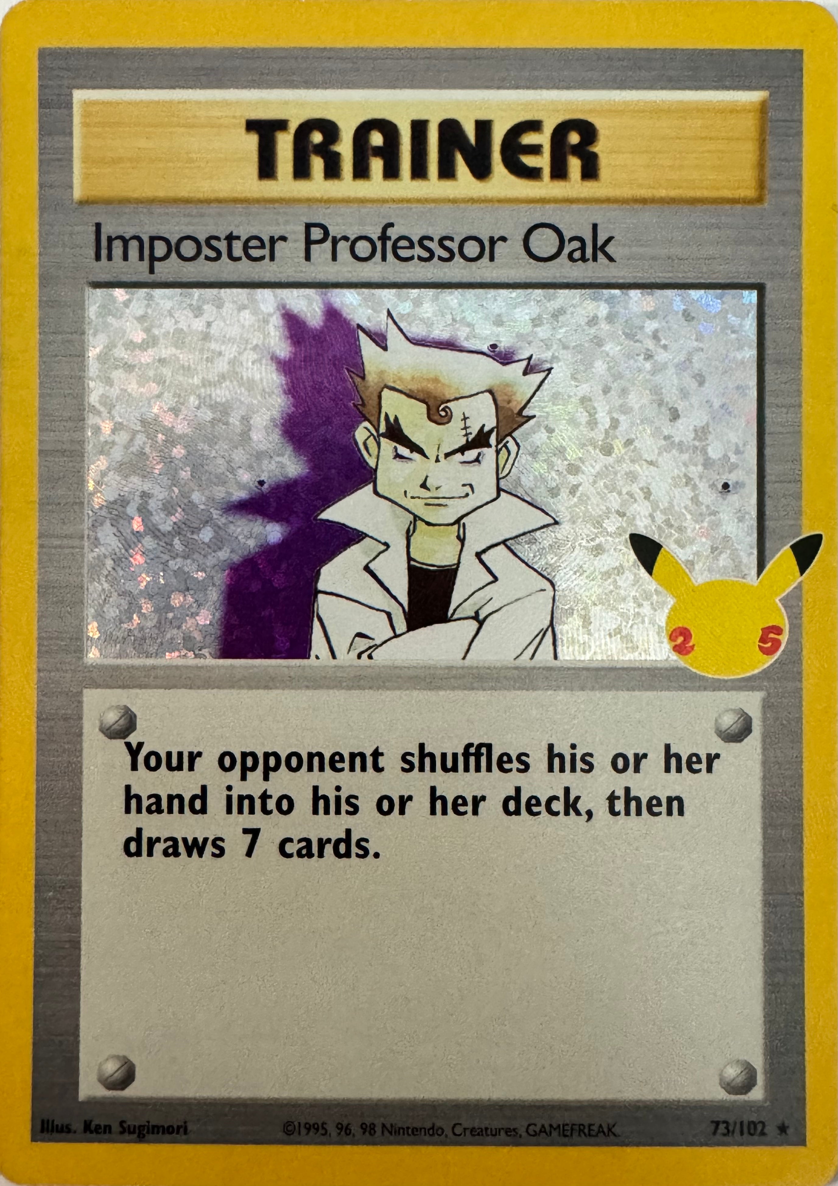 Pokemon Tcg Imposter Professor Oak 73/102 Holo (CCC)