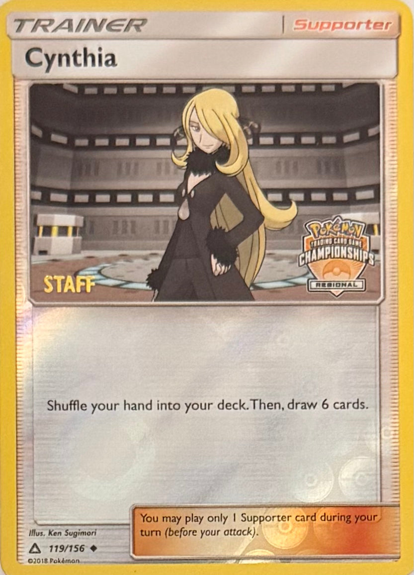 Pokemon Tcg Cynthia 119/156 Staff