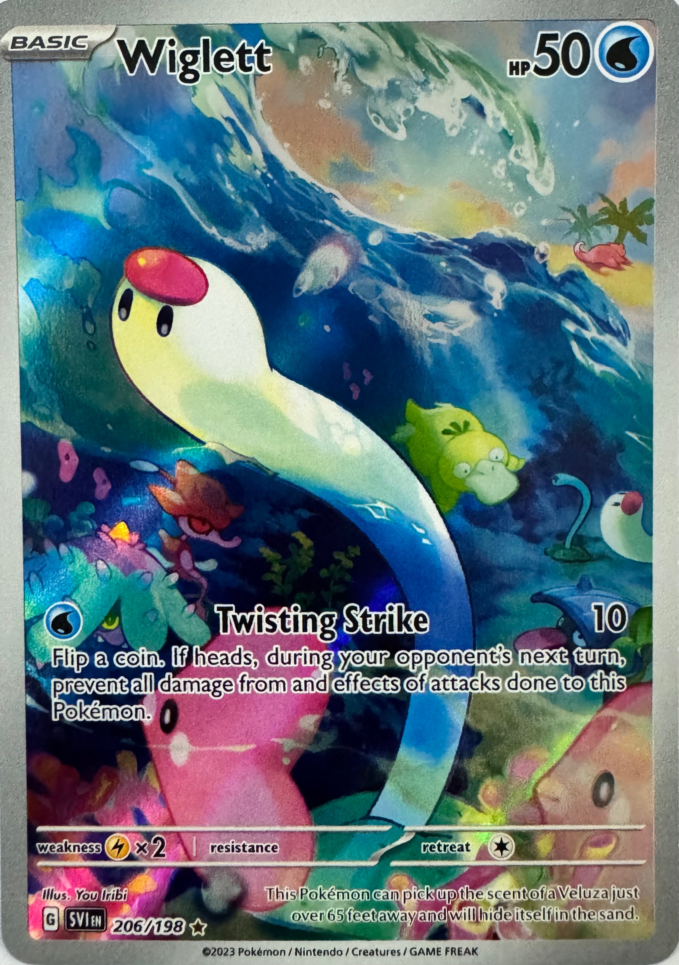 Pokemon Wiglett 206/198