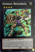 Yugioh! Tcg Zoodiac Broadbull MP17-EN206 1st Edition Secret