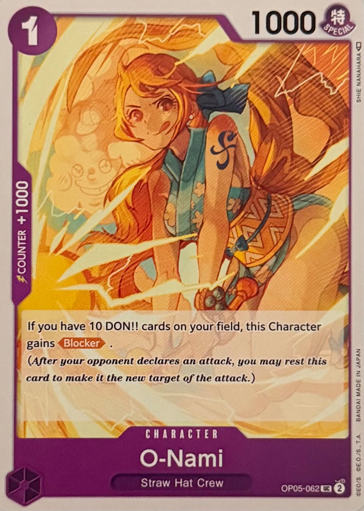 One Piece Tcg O-Nami OP05-062